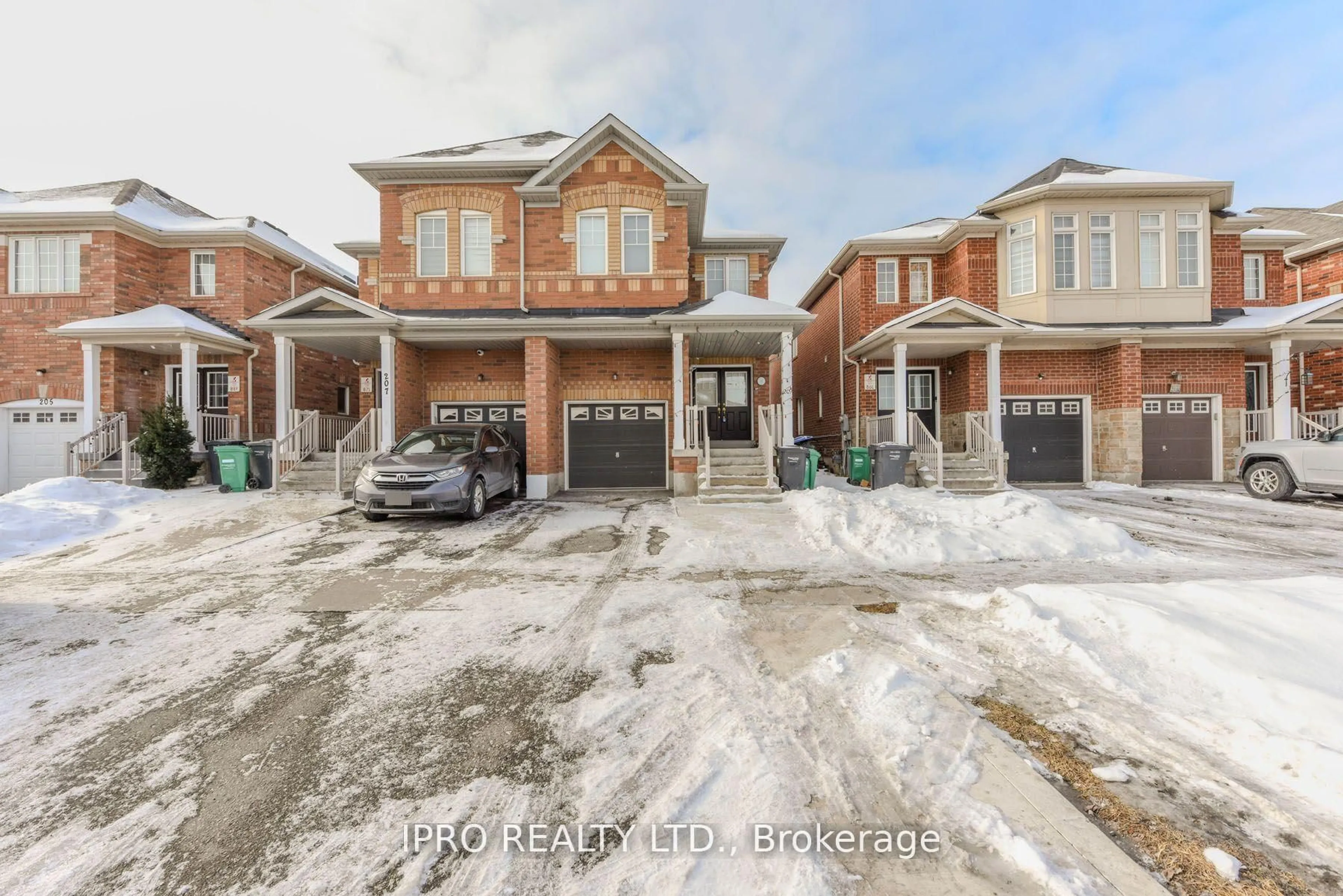 Home with brick exterior material, street for 209 Checkerberry Cres, Brampton Ontario L6R 3P8