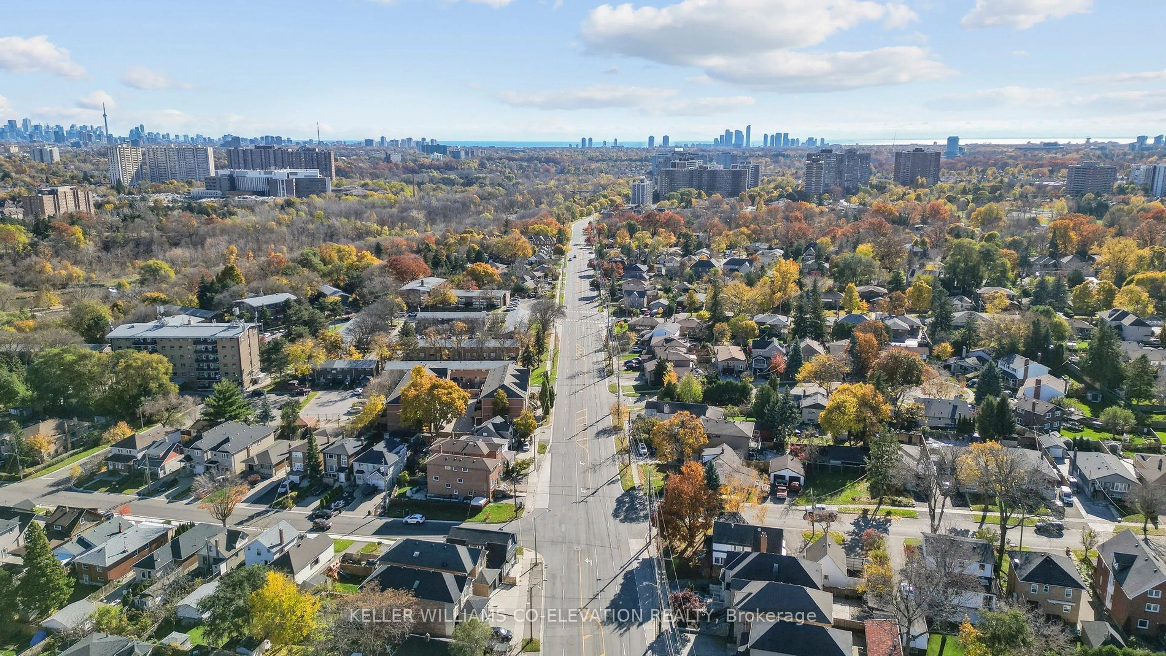 A pic from outside/outdoor area/front of a property/back of a property/a pic from drone, street for 681 Scarlett Rd, Toronto Ontario M9P 2T3