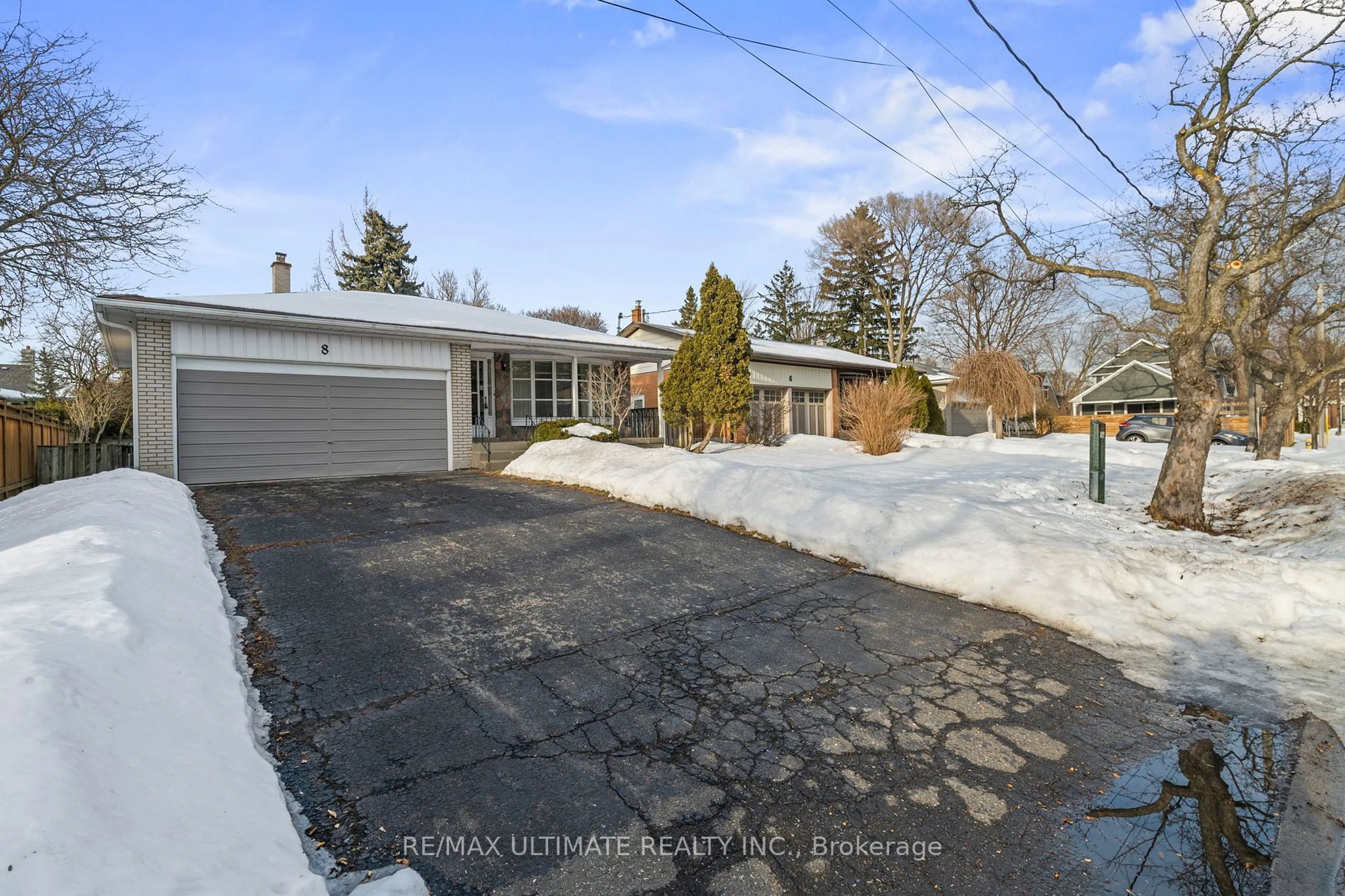 A pic from outside/outdoor area/front of a property/back of a property/a pic from drone, street for 8 Keane Ave, Toronto Ontario M9B 2B7