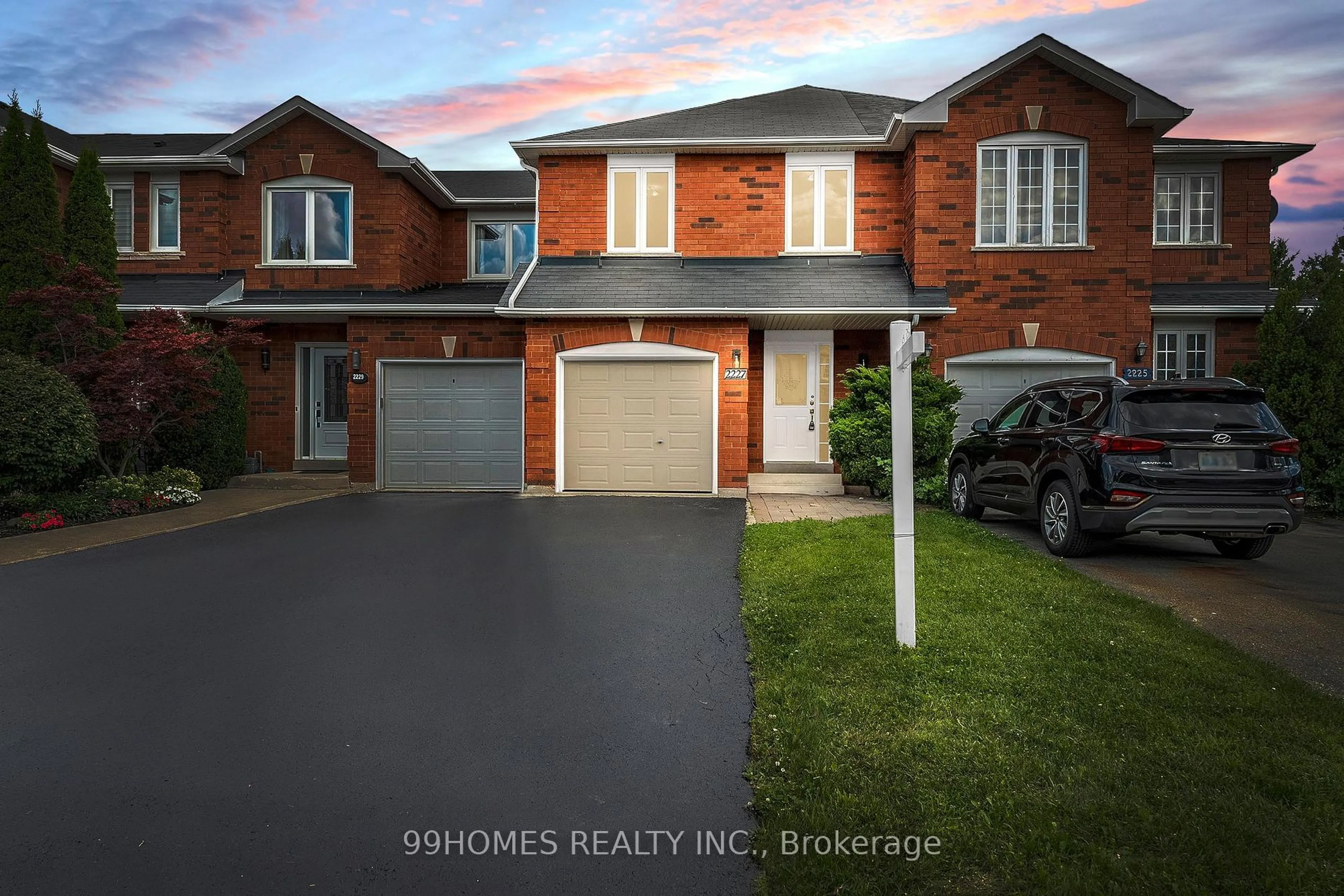 Home with brick exterior material, street for 2227 Pell Cres, Oakville Ontario L6M 3T5