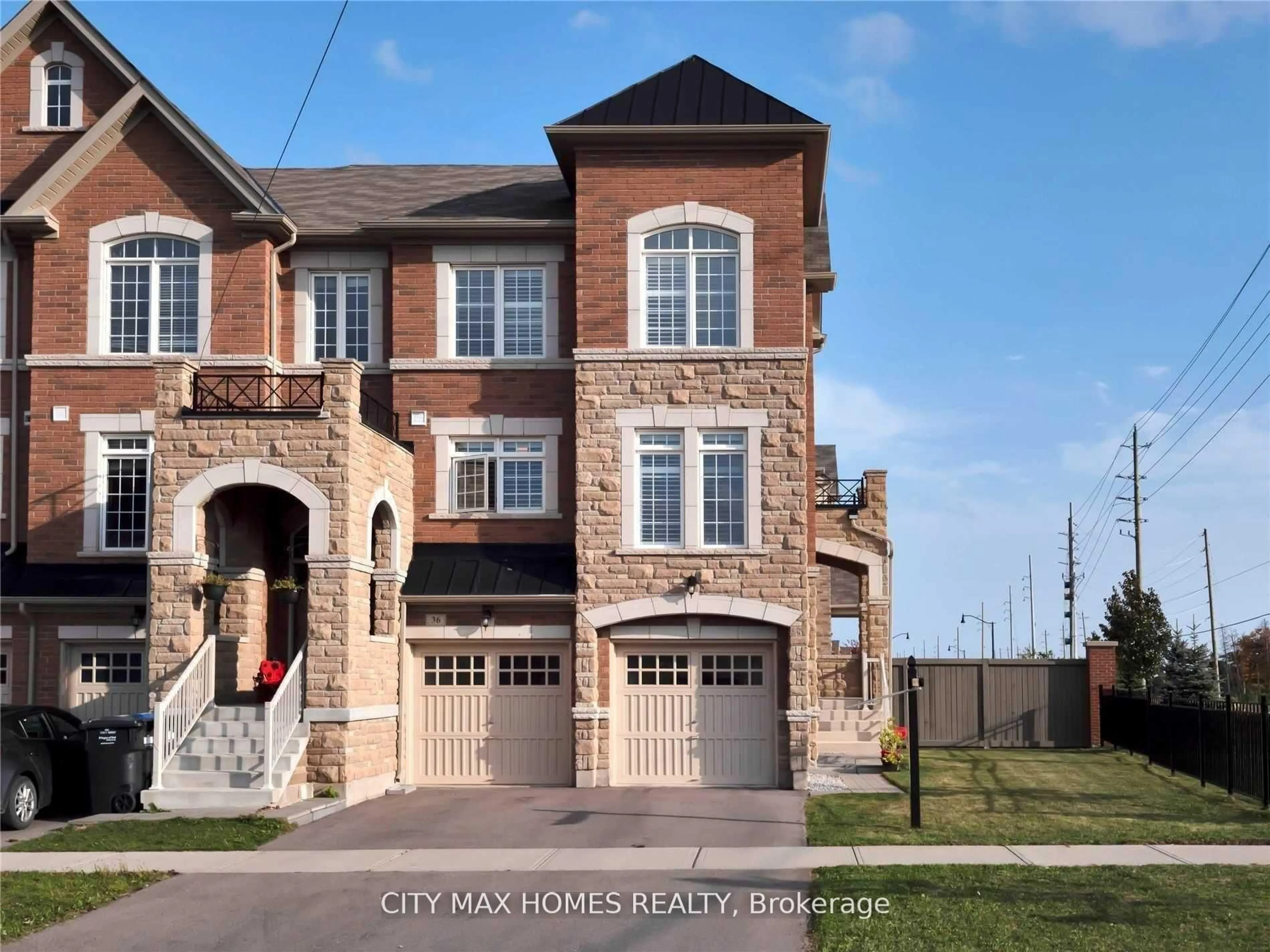 Home with brick exterior material, street for 36 Rockman Cres, Brampton Ontario L7A 4A7