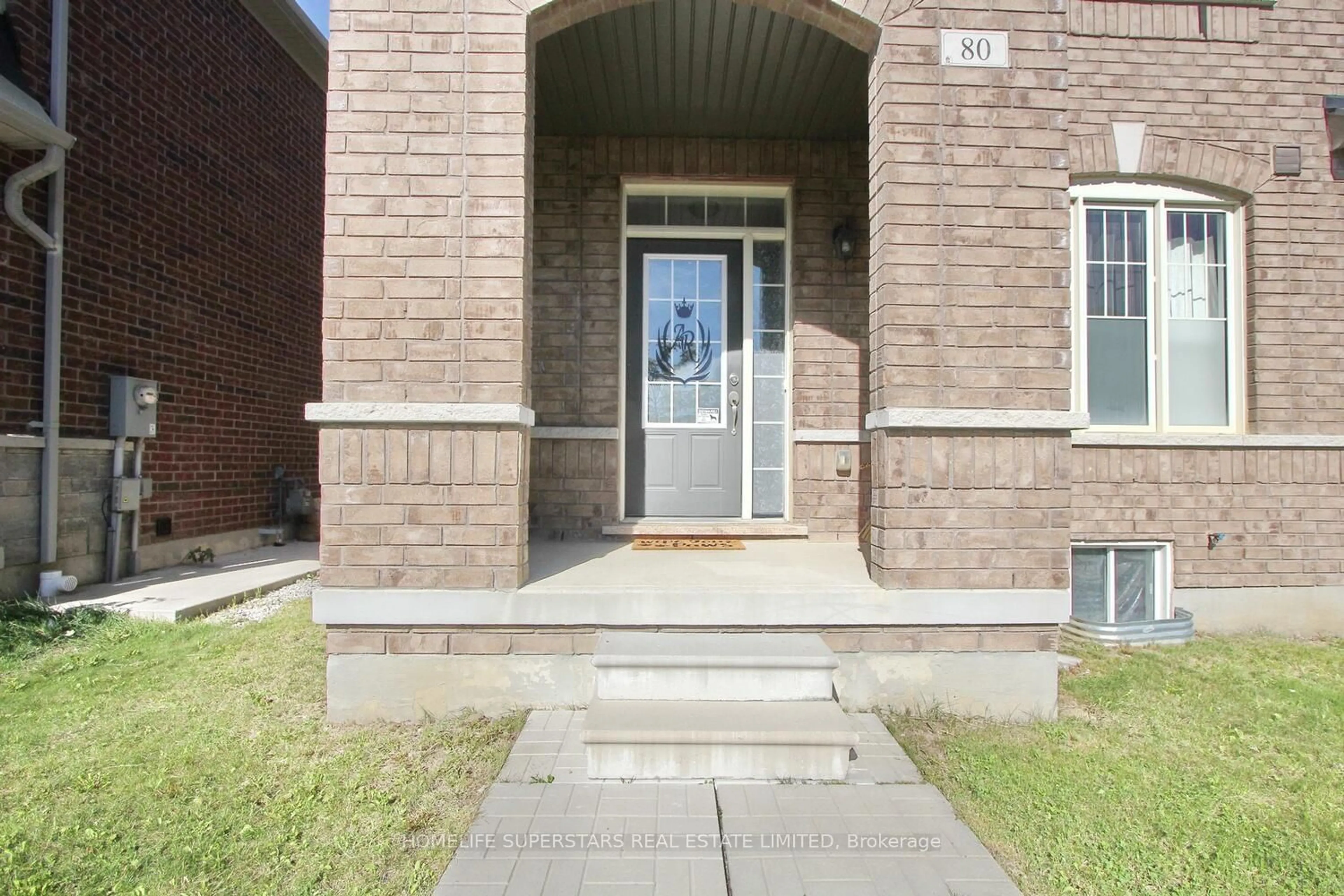 Home with brick exterior material, street for 80 Saint Dennis Rd, Brampton Ontario L6R 3W7