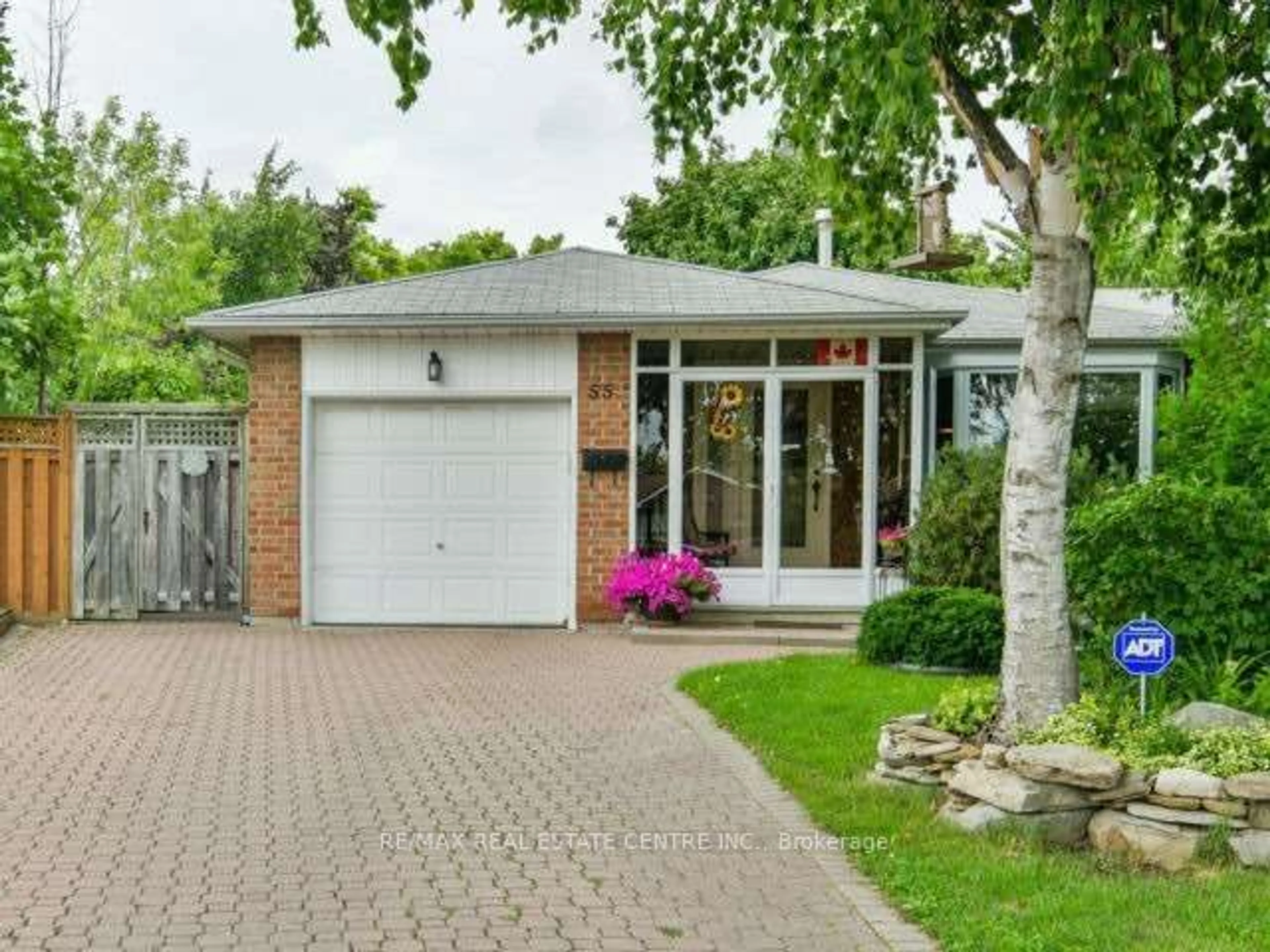 Home with brick exterior material, street for 55 Mallard Cres, Brampton Ontario L6S 2T7