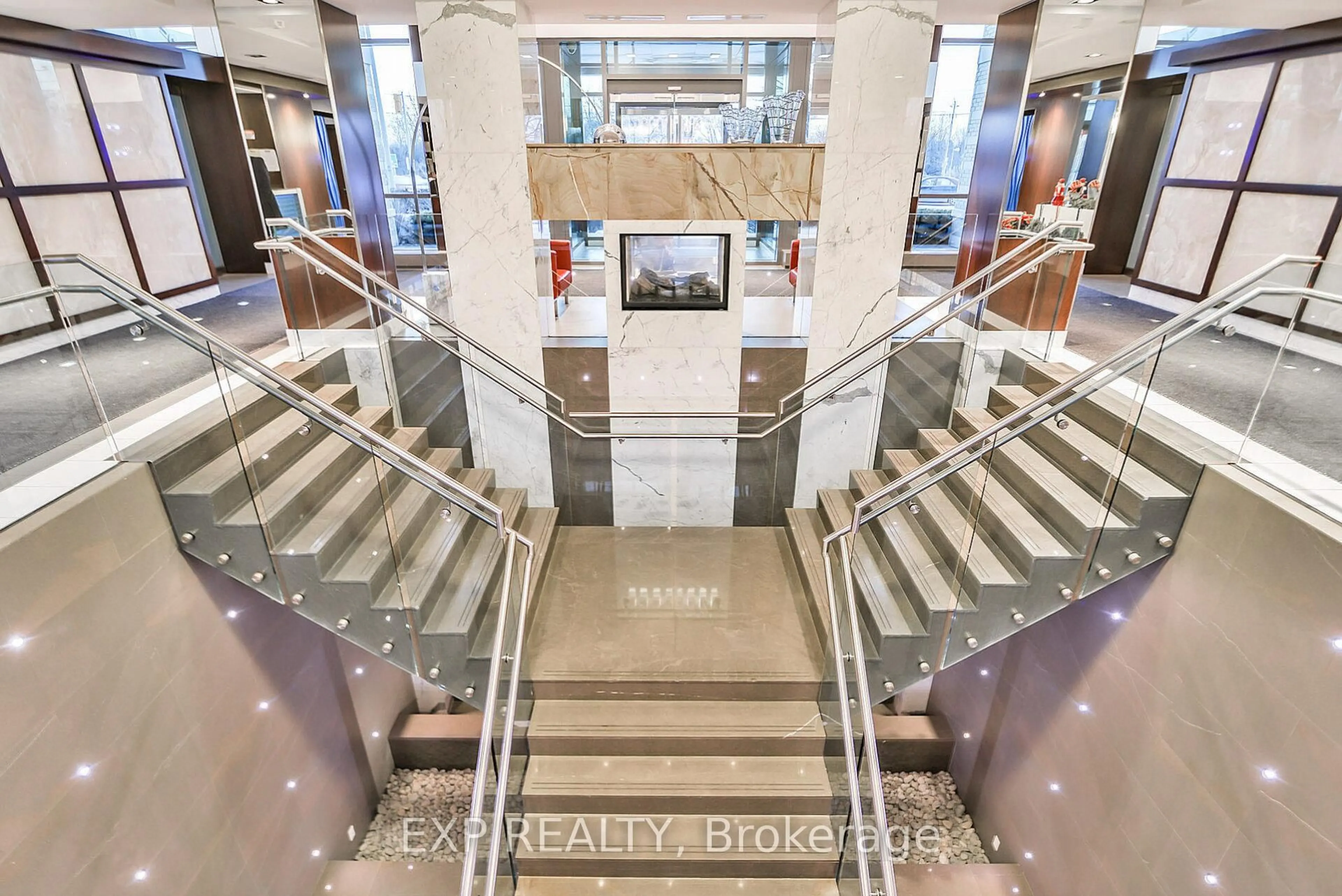 Indoor foyer for 235 Sherway Gardens Rd #1707, Toronto Ontario M9C 0A2