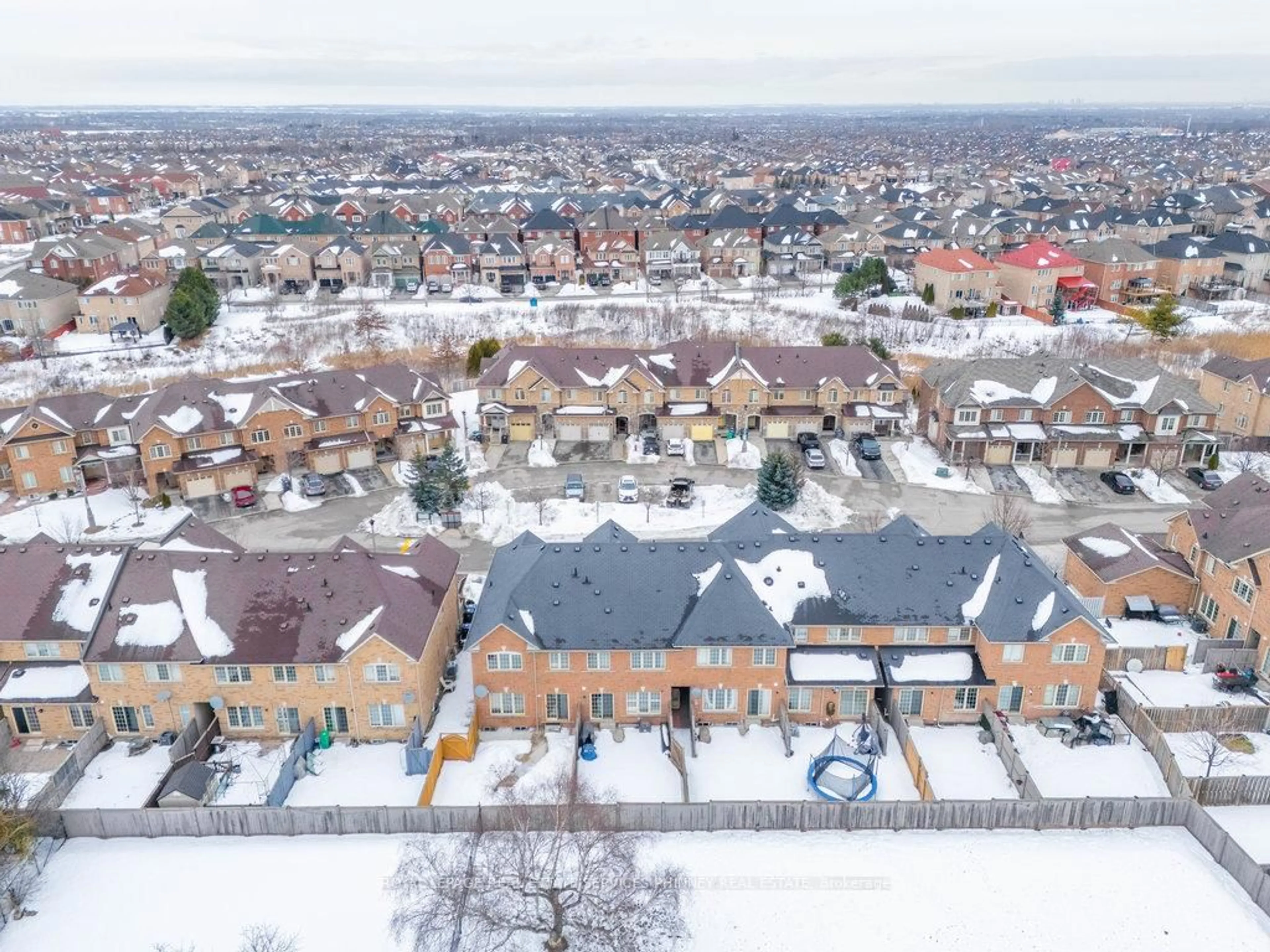 A pic from outside/outdoor area/front of a property/back of a property/a pic from drone, street for 92 Cedarbrook Rd #16, Brampton Ontario L6R 0W4