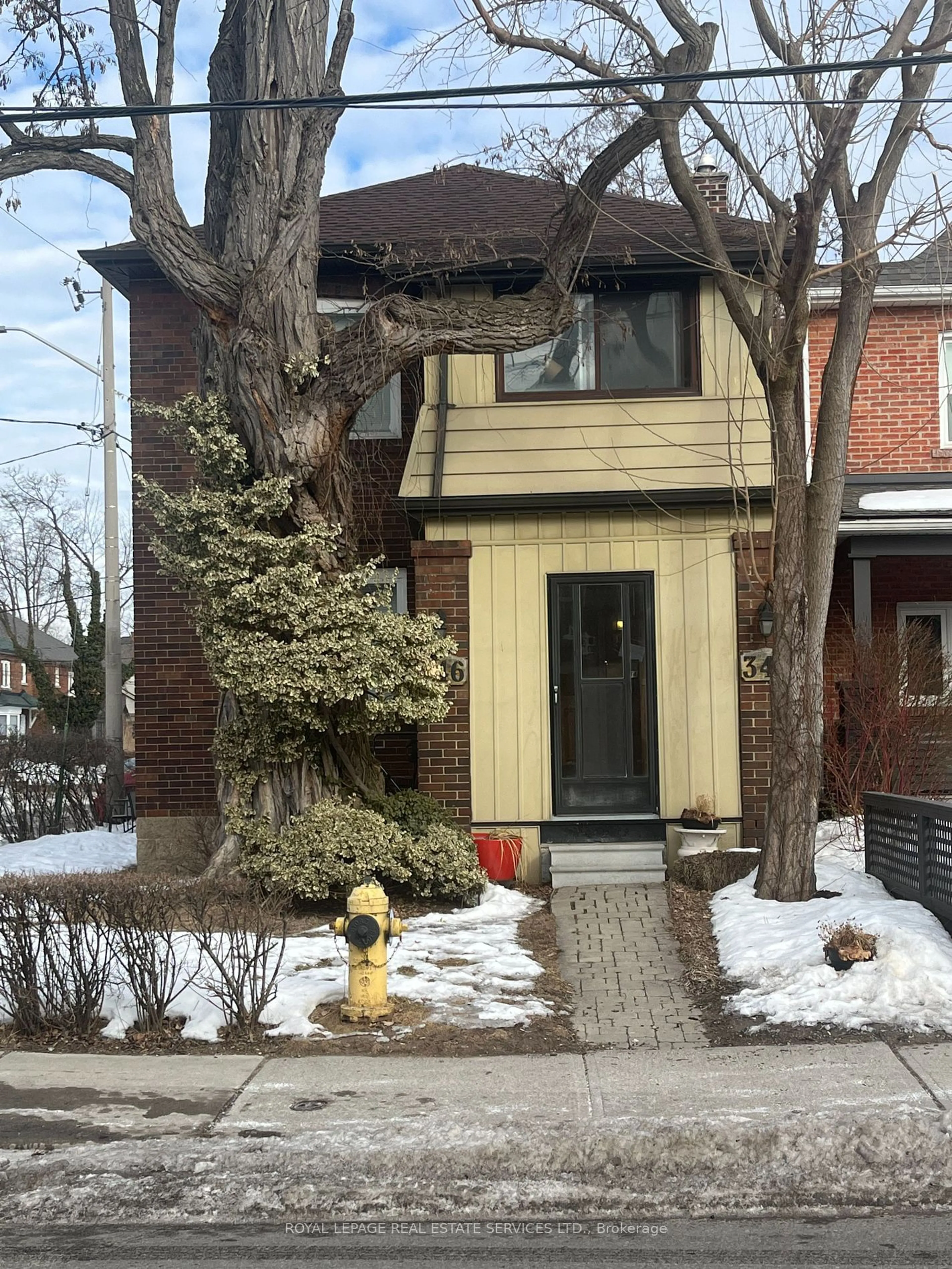 Home with brick exterior material, street for 344-346 St. John Rd, Toronto Ontario M6S 2K4