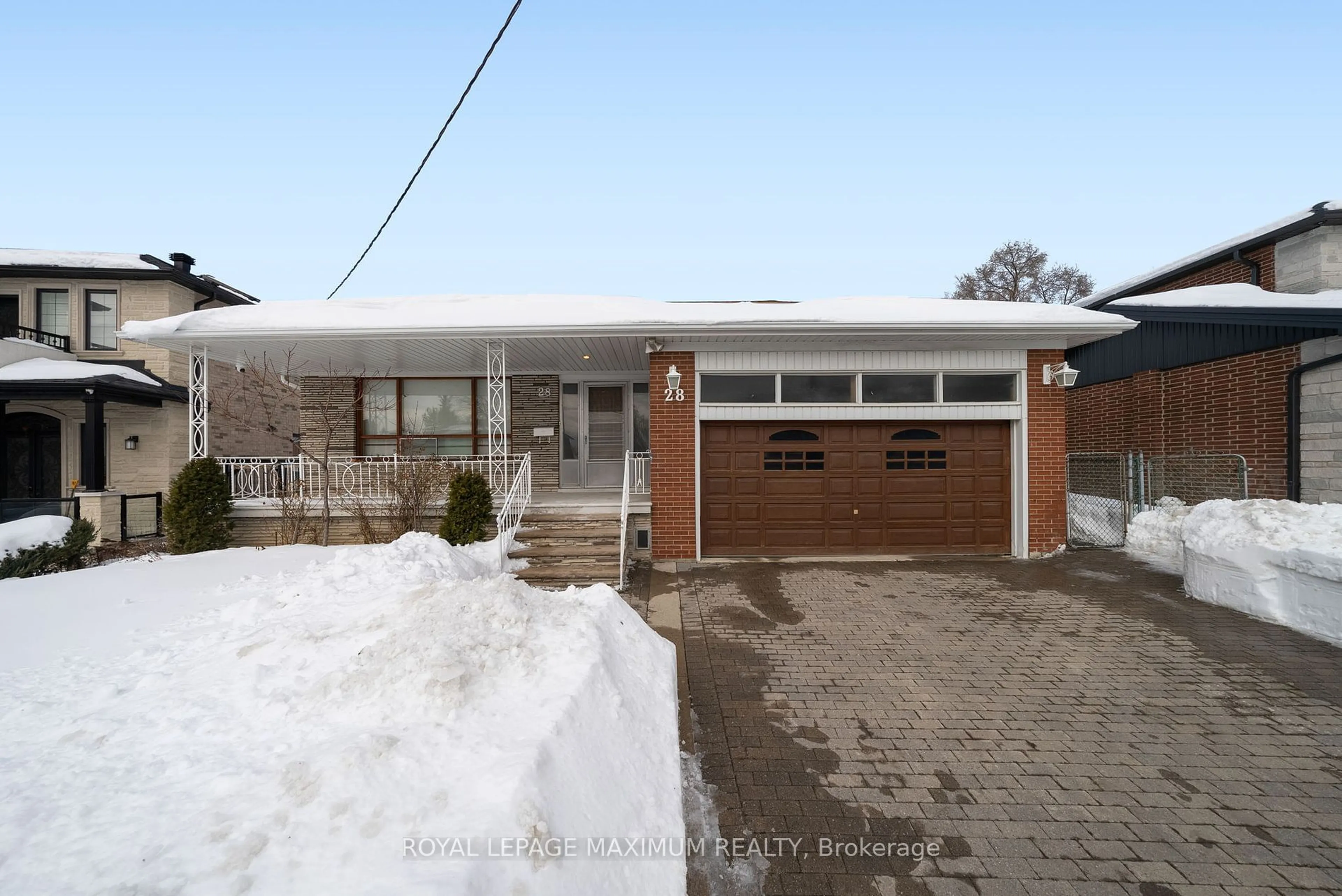 Home with brick exterior material, street for 28 Madron Cres, Toronto Ontario M3J 1J1