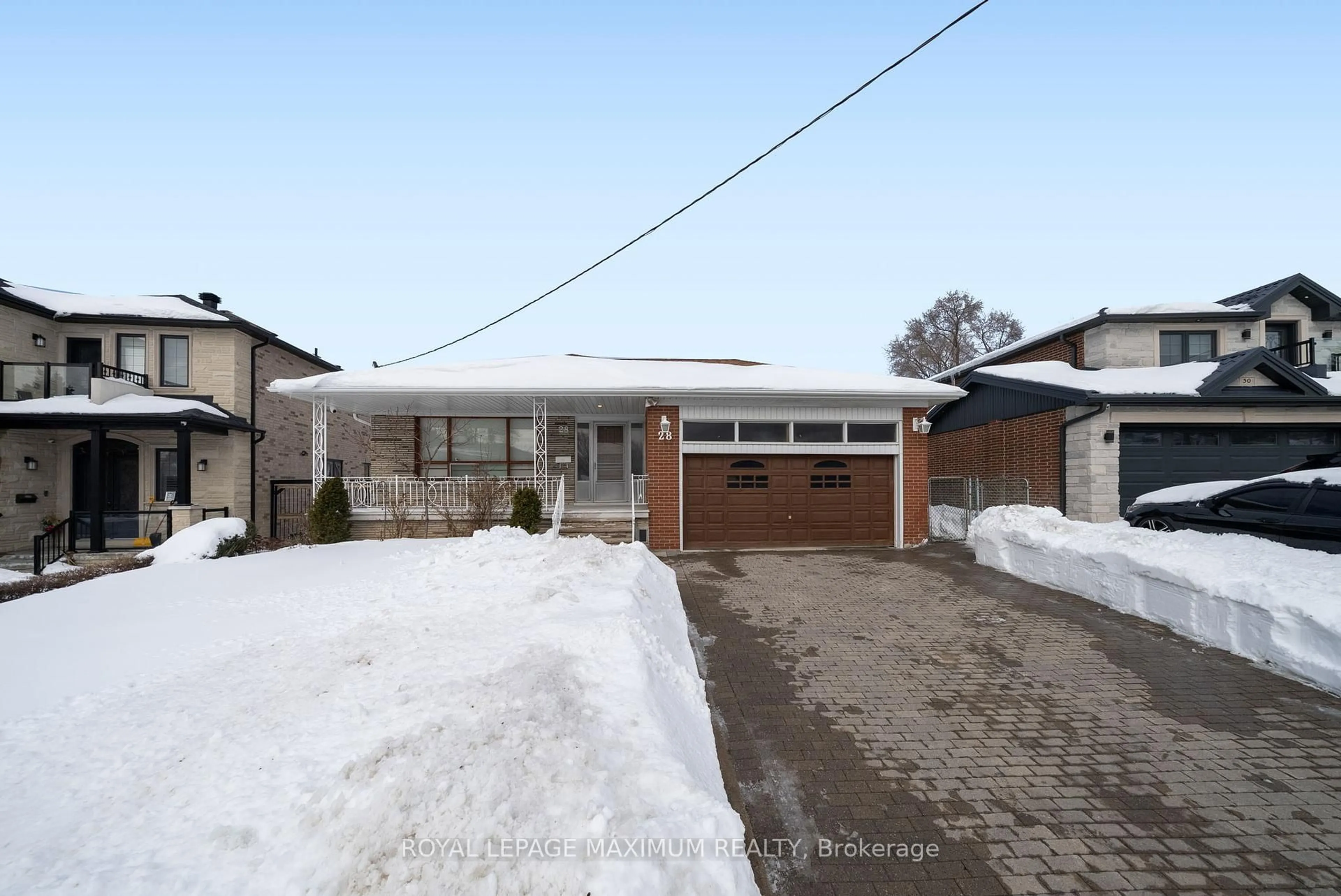 Home with brick exterior material, street for 28 Madron Cres, Toronto Ontario M3J 1J1