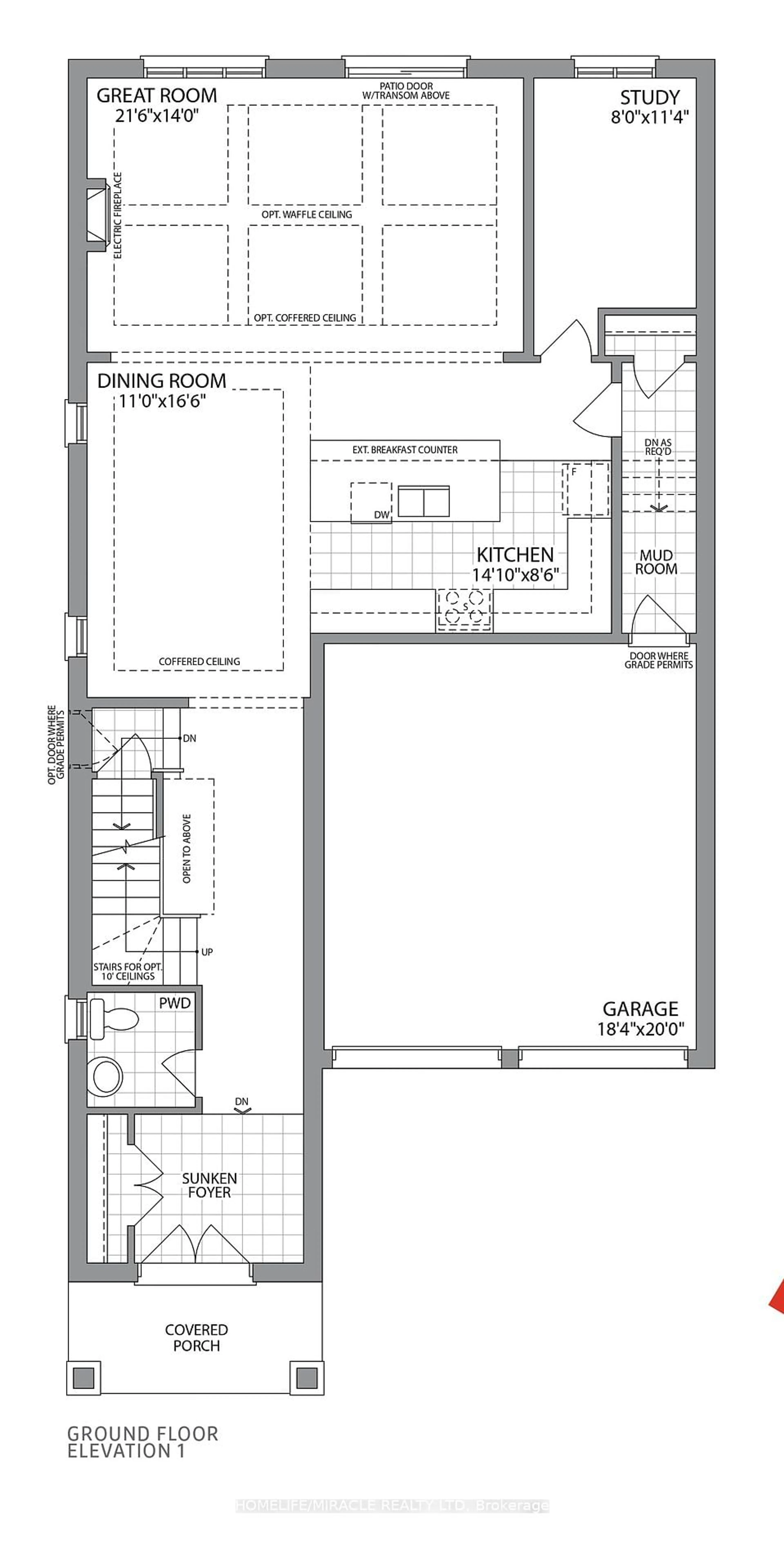 Floor plan for 68 Arnold Circ, Brampton Ontario L7A 0B8