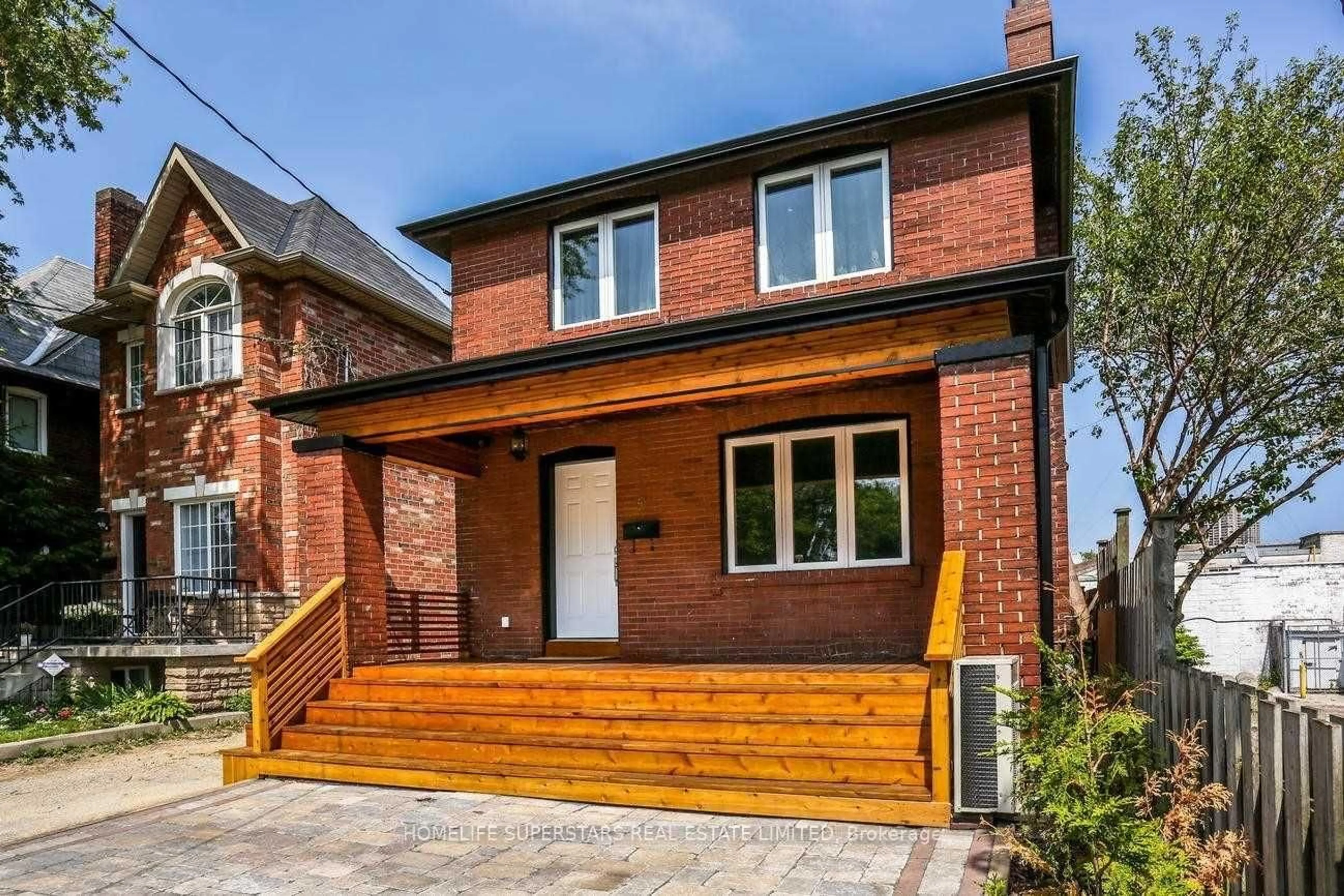 Home with brick exterior material, street for 5 Aldgate Ave, Toronto Ontario M8Y 3L4