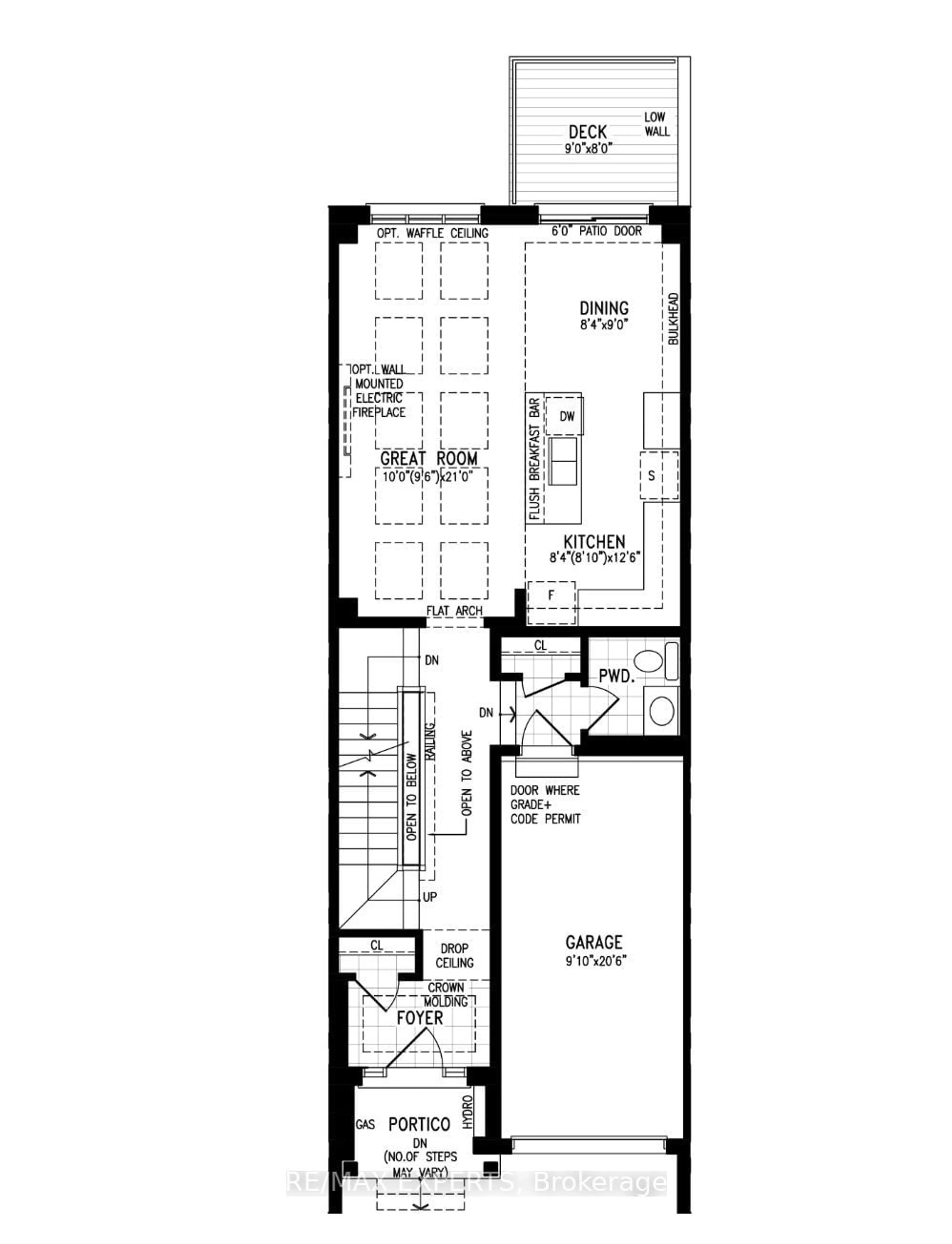 Floor plan for Lot 3 Pawley Pl, Caledon Ontario L7E 2Z9