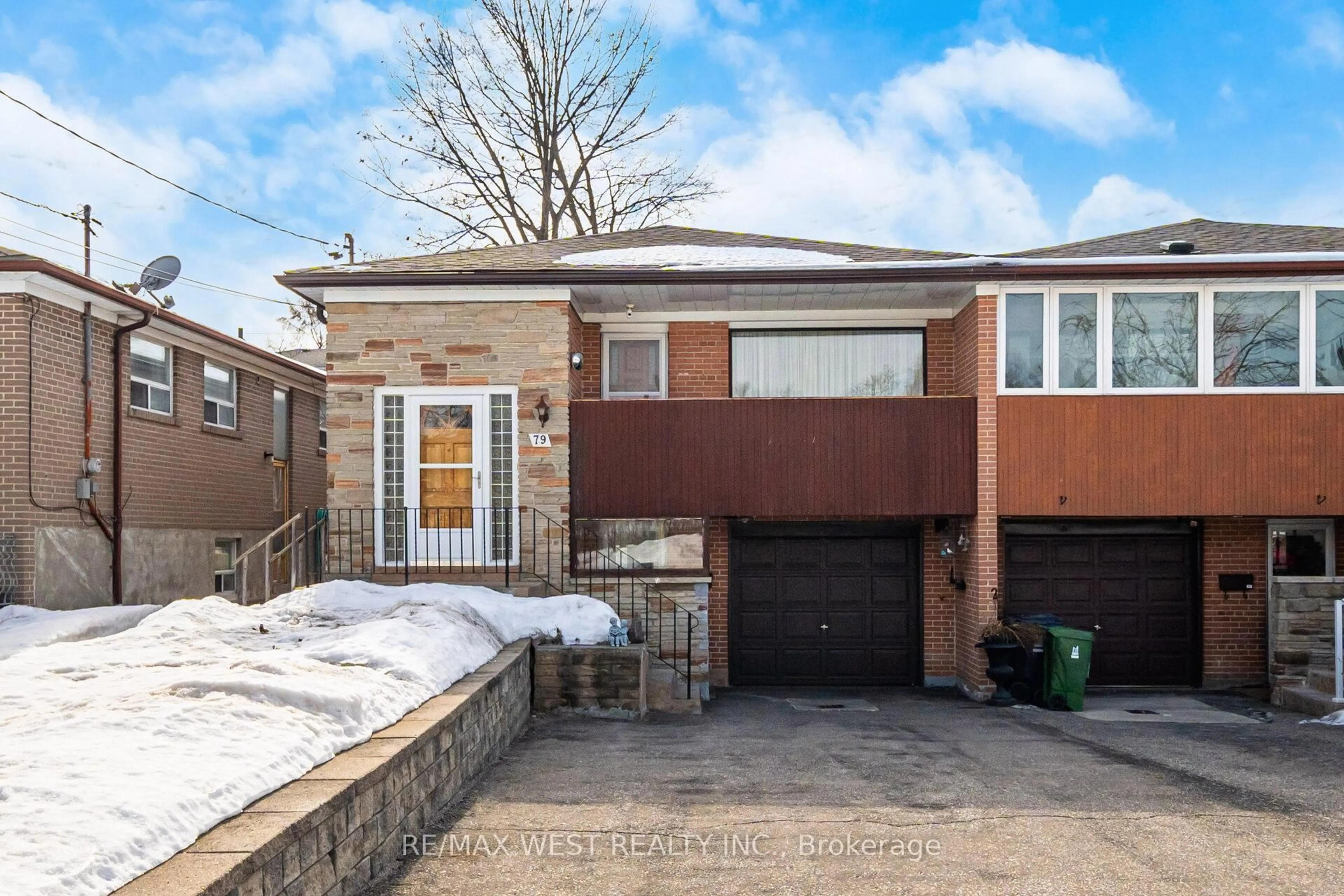 Home with brick exterior material, street for 79 Husband Dr, Toronto Ontario M9L 1J8