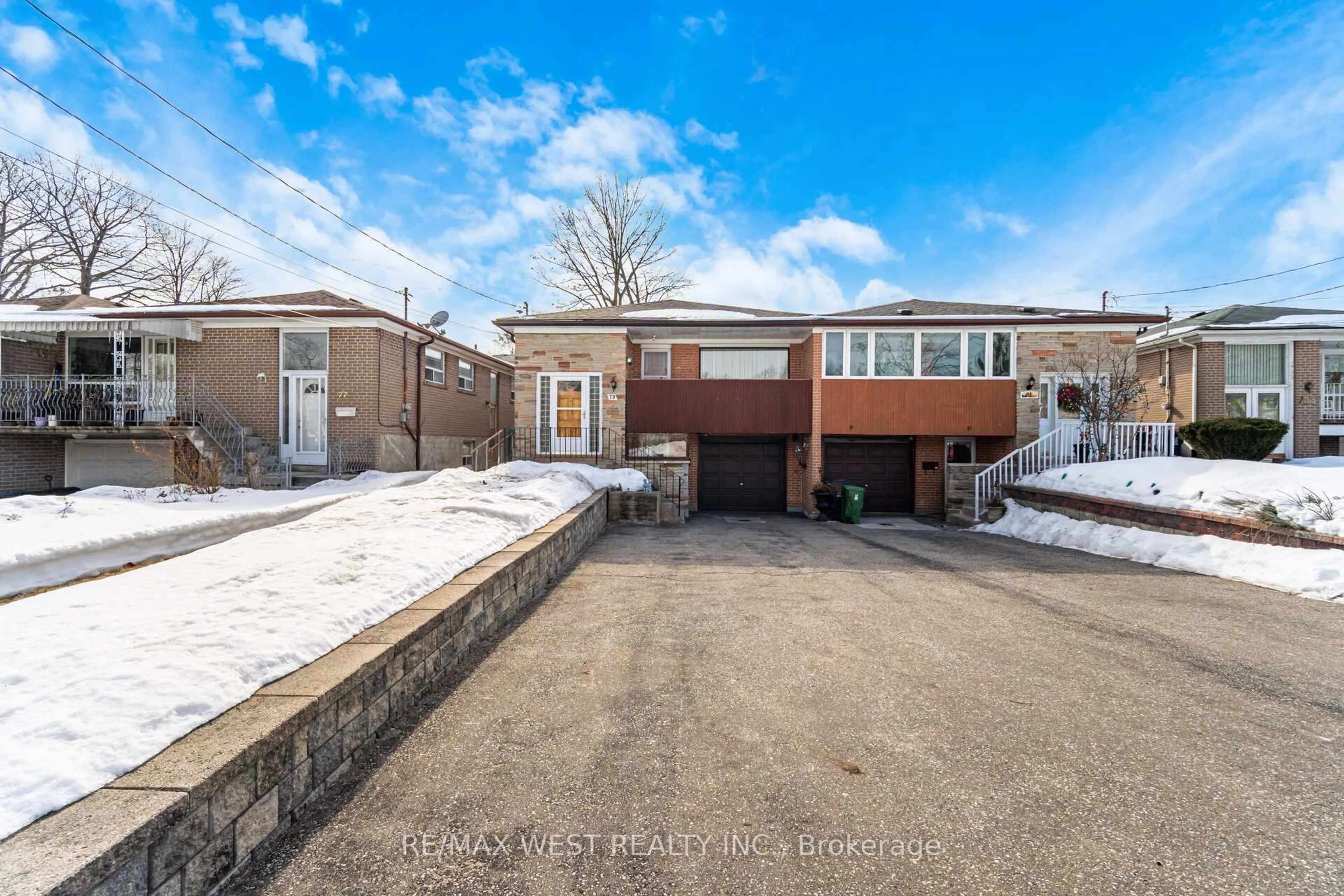 Home with brick exterior material, street for 79 Husband Dr, Toronto Ontario M9L 1J8