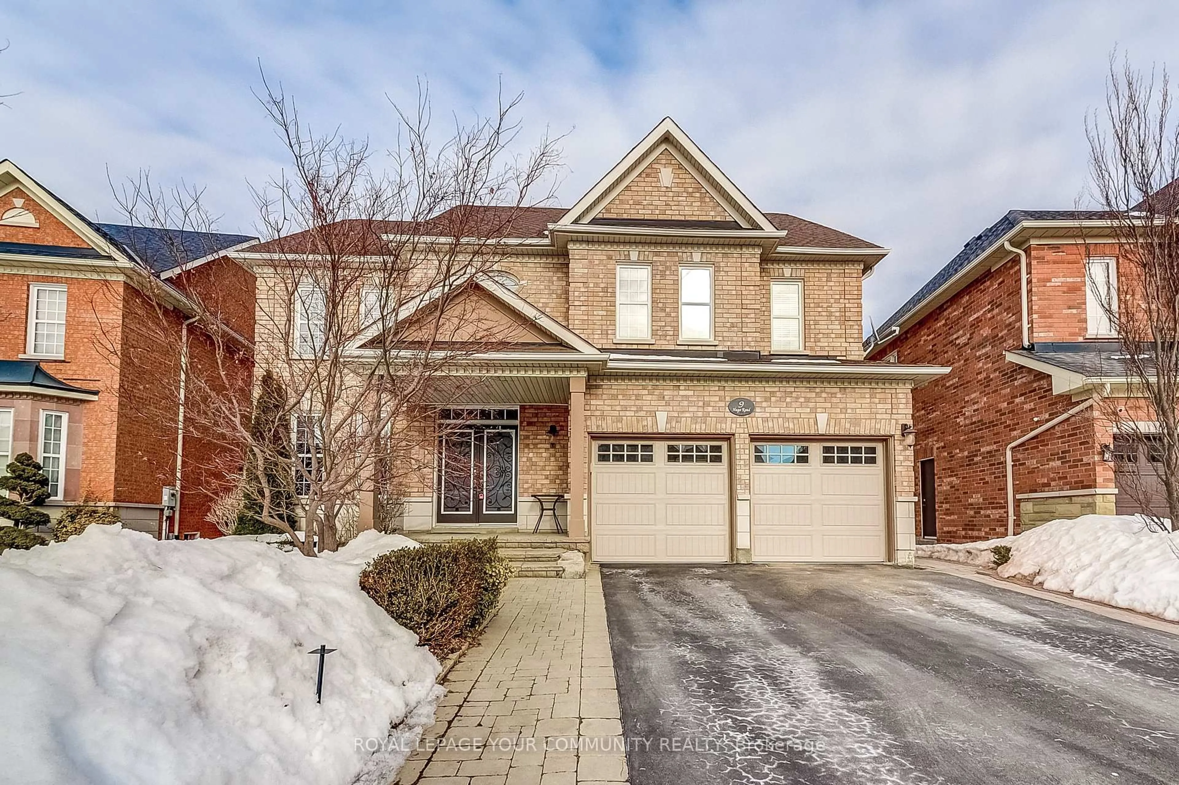 Home with brick exterior material, street for 9 Hugo Rd, Brampton Ontario L6P 1W4