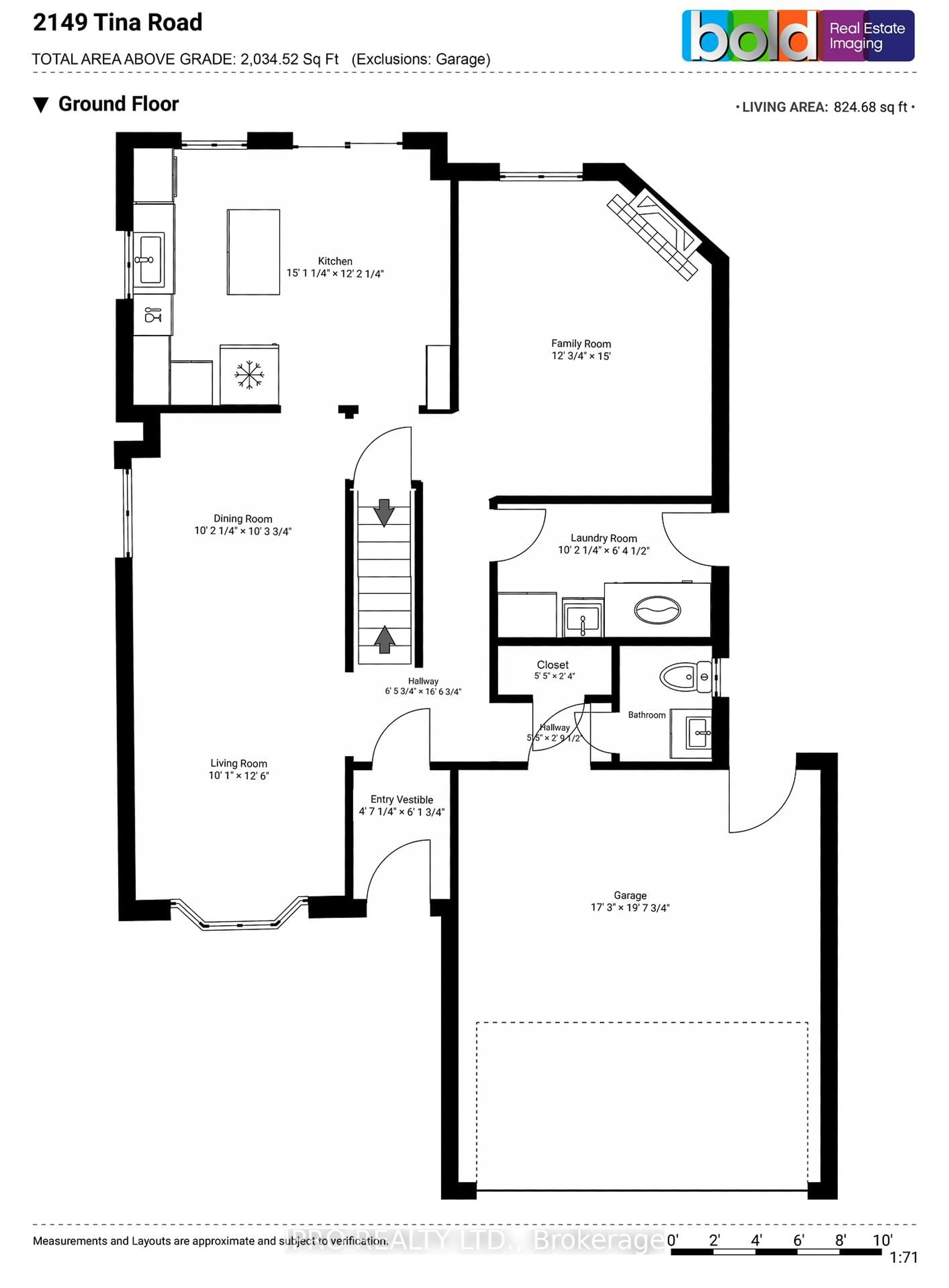 Floor plan for 2149 Tina Rd, Burlington Ontario L7M 3R7