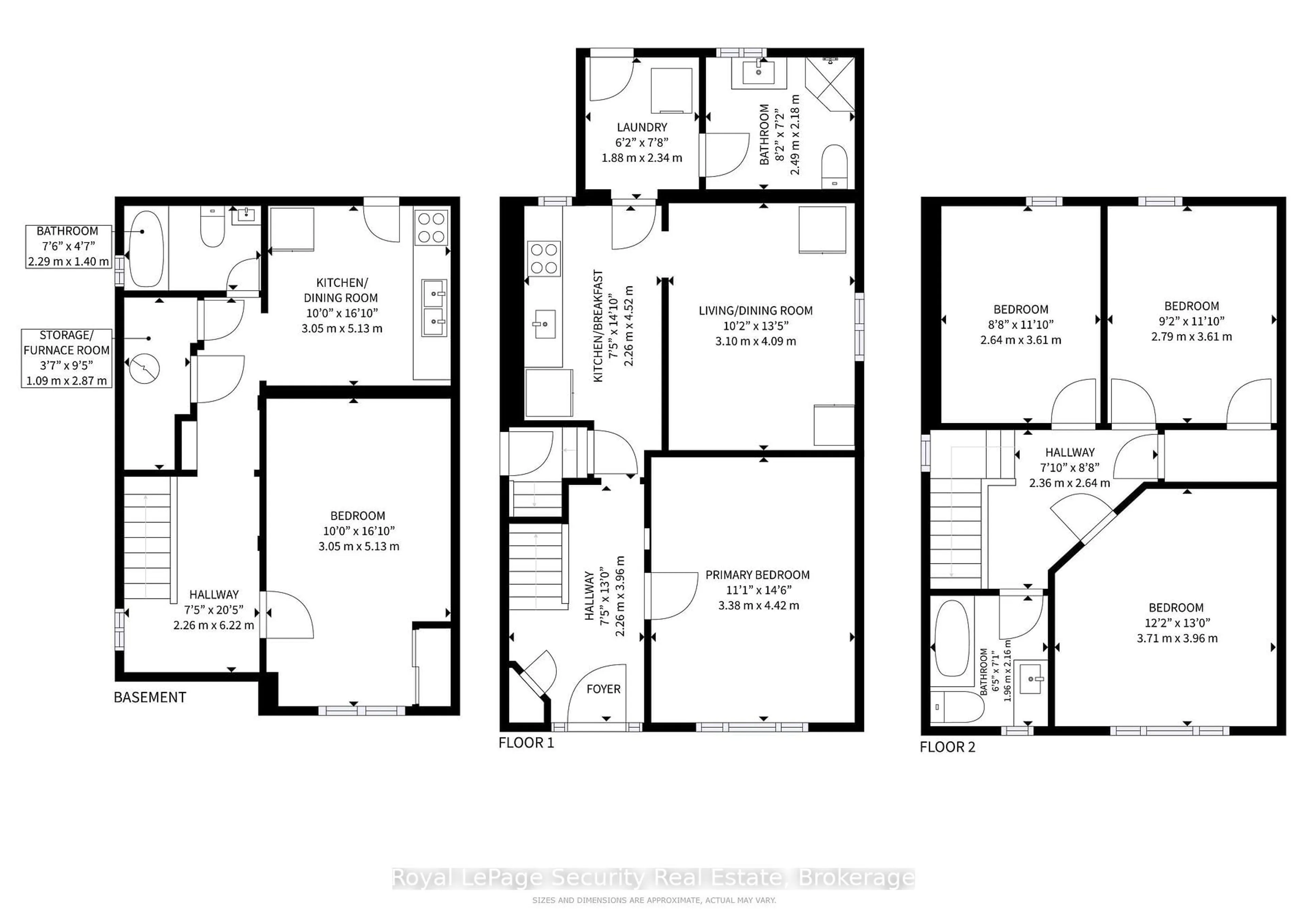 Floor plan for 28 Bowie Ave, Toronto Ontario M6E 2P1