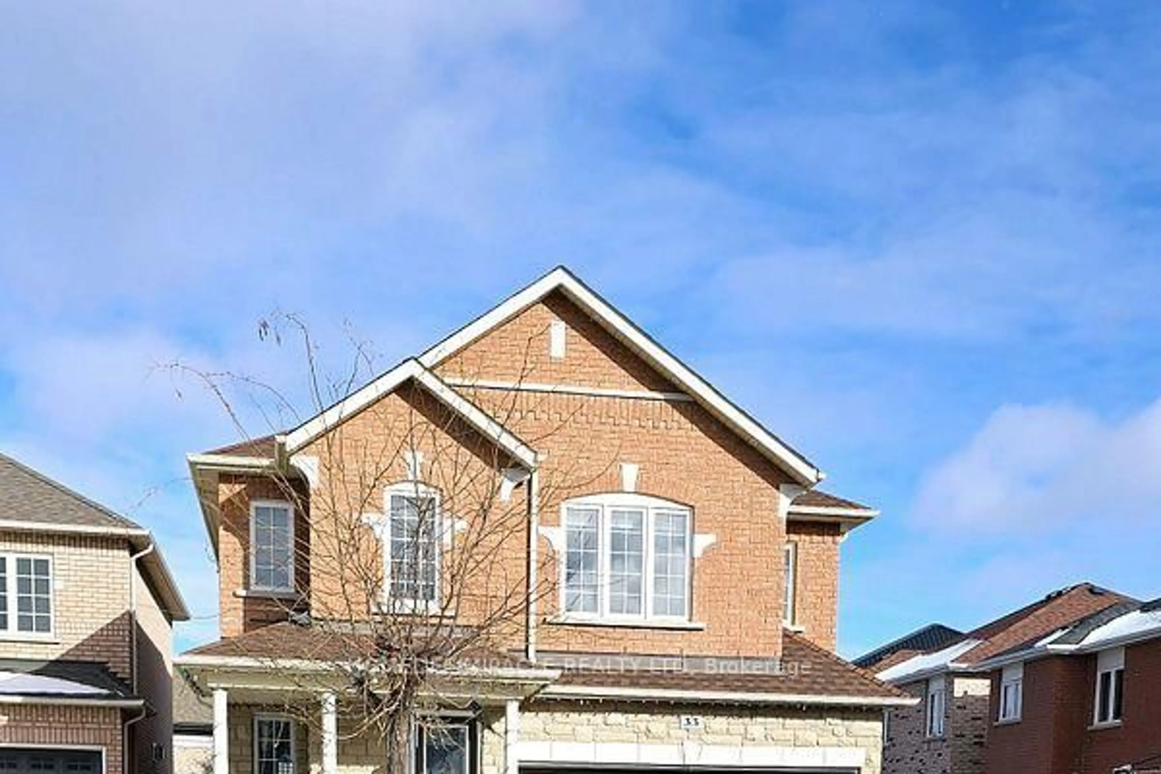 Home with brick exterior material, street for 33 Atira Ave, Brampton Ontario L7A 3V1