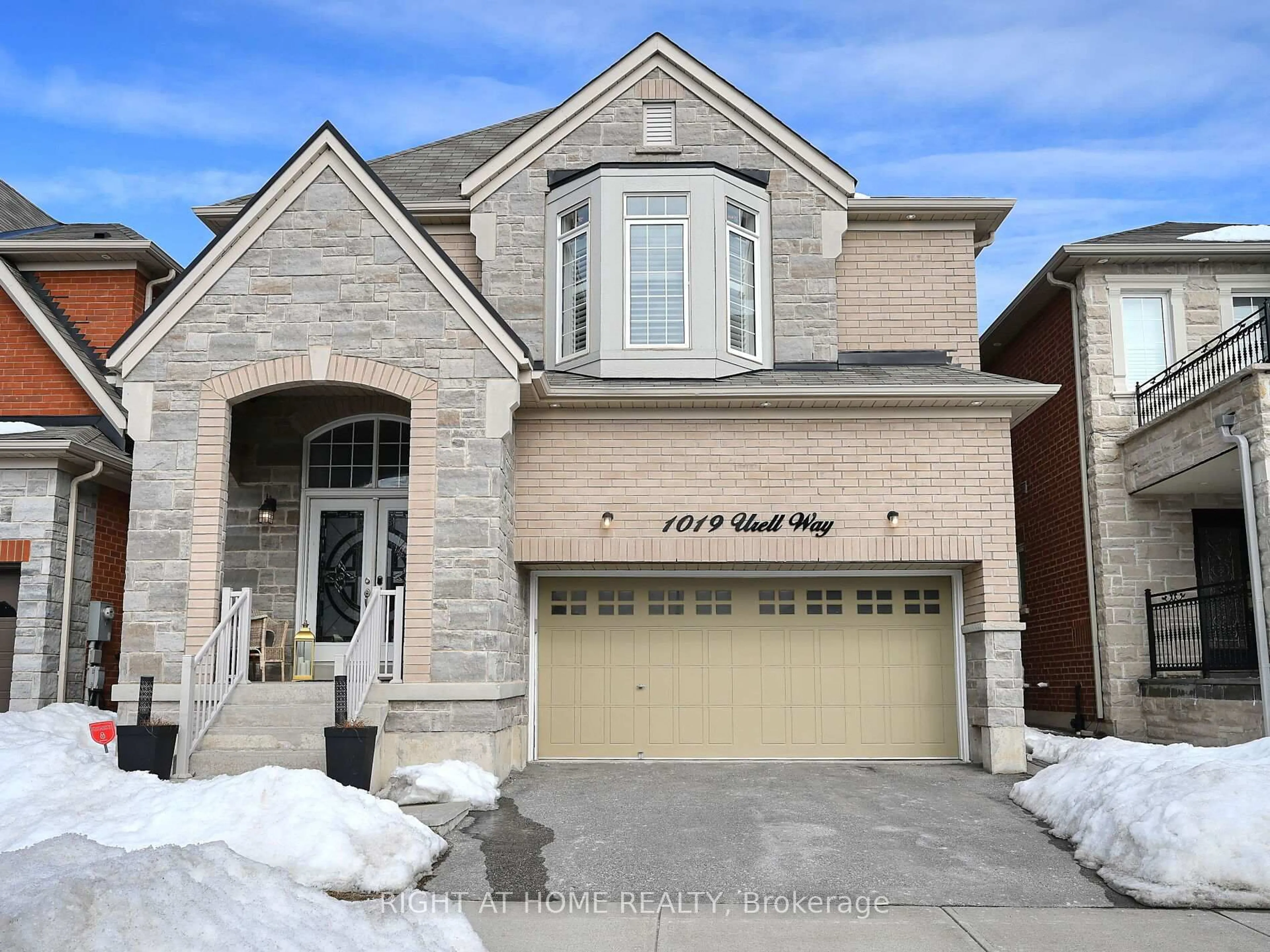 Home with brick exterior material, street for 1019 Urell Way, Milton Ontario L9T 7V1