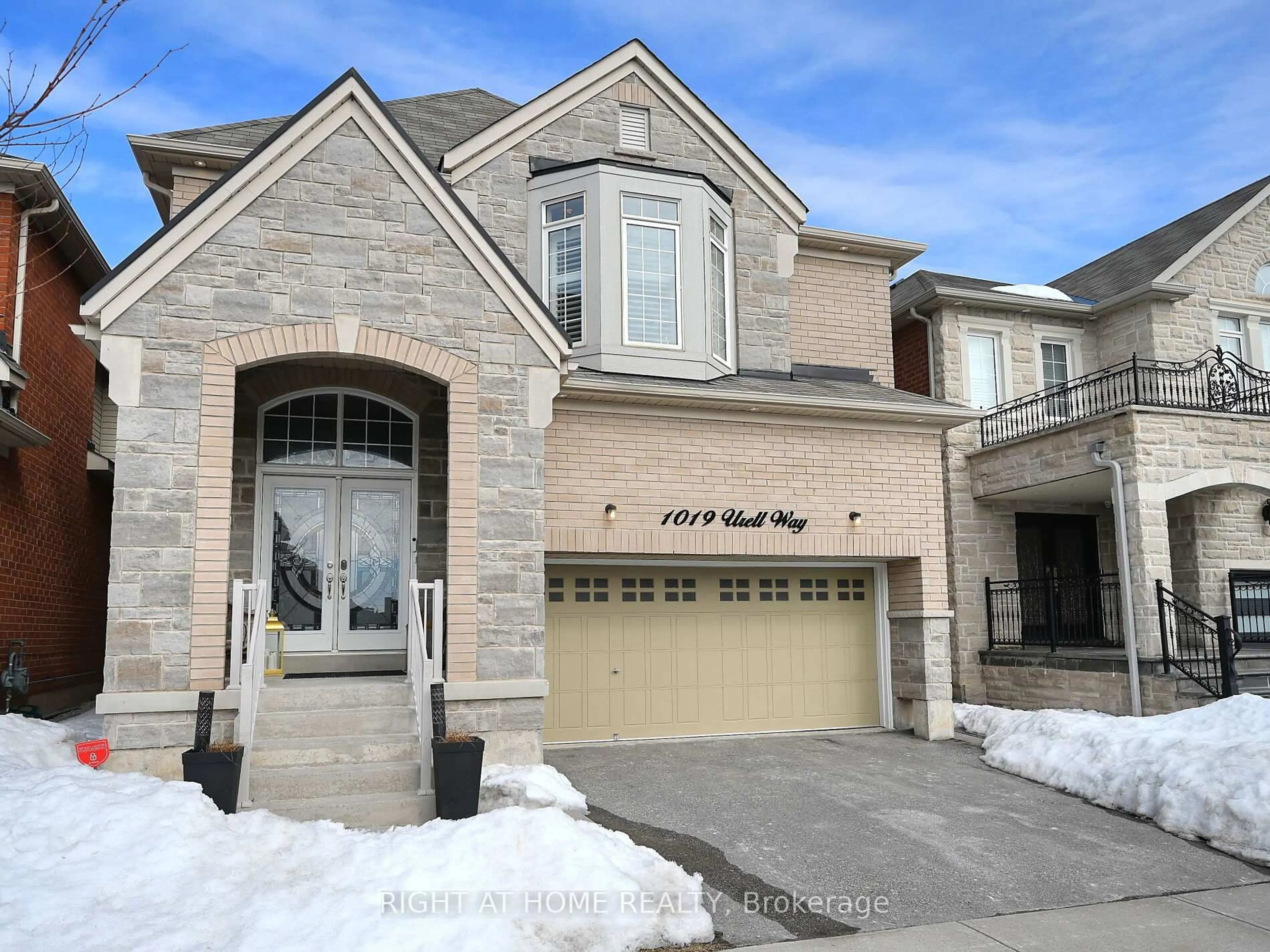 Home with brick exterior material, street for 1019 Urell Way, Milton Ontario L9T 7V1