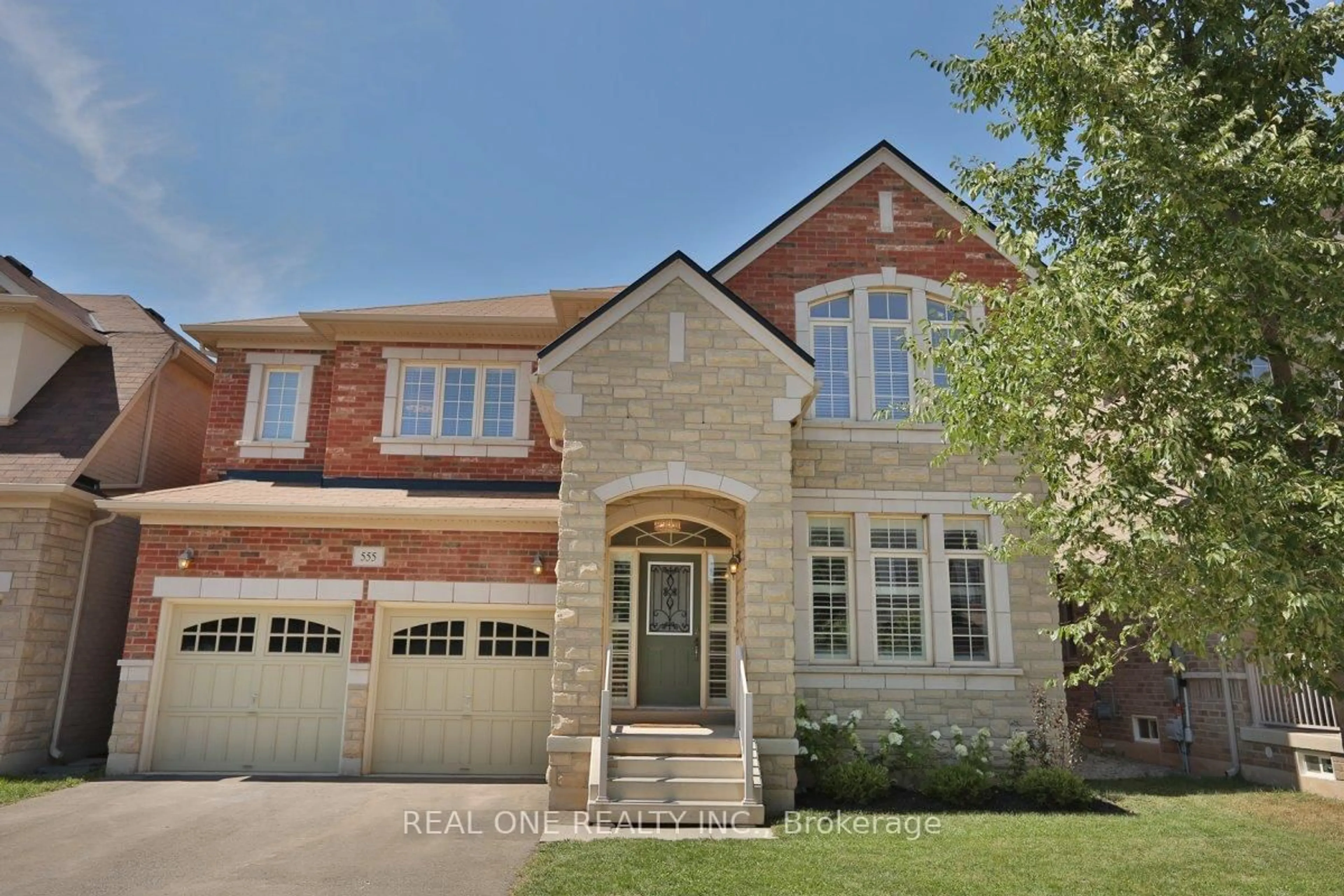 Home with brick exterior material, street for 555 Alfred Hughes Ave, Oakville Ontario L6H 2B4