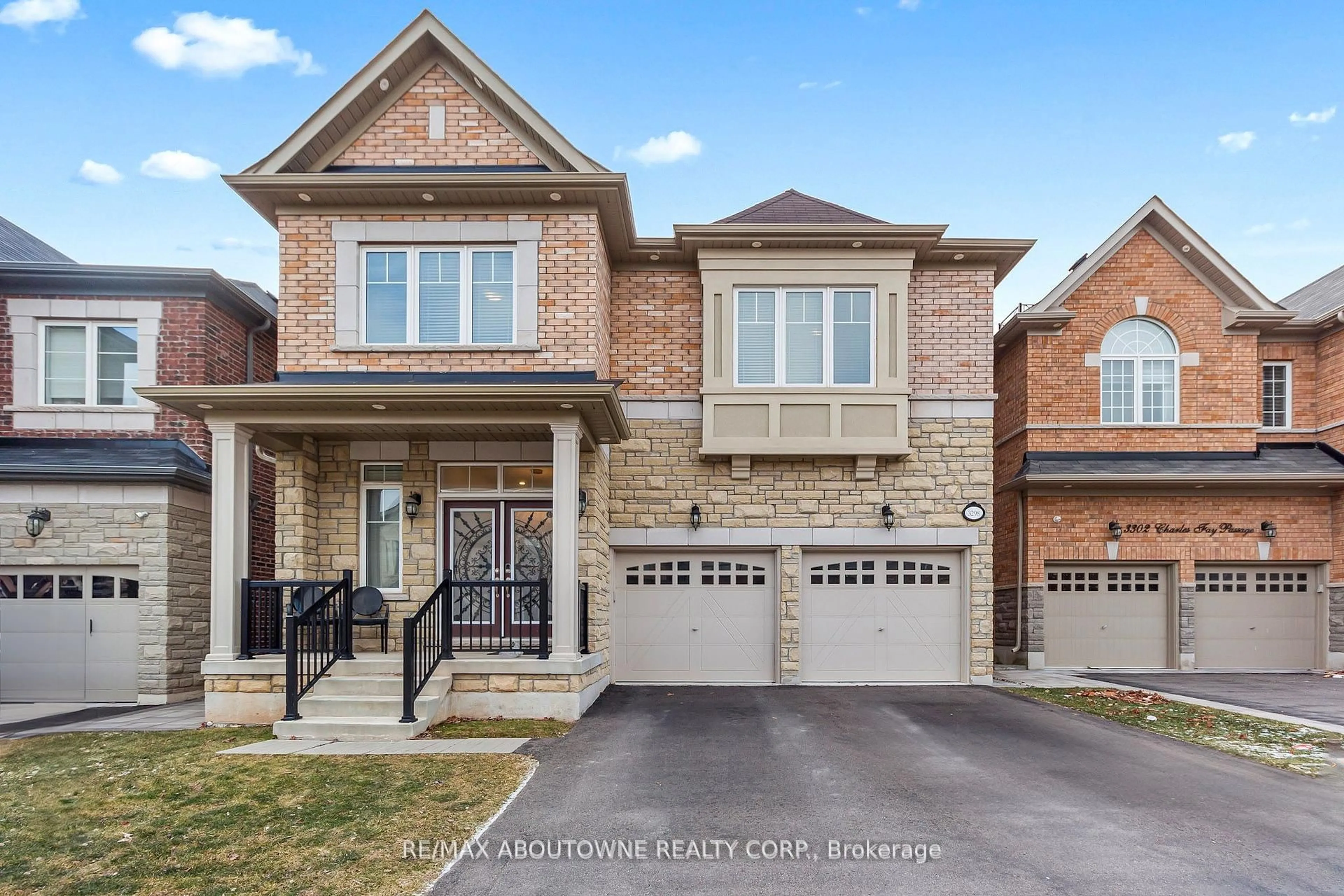 Home with brick exterior material, street for 3298 Charles Fay Pass, Oakville Ontario L6M 4J9