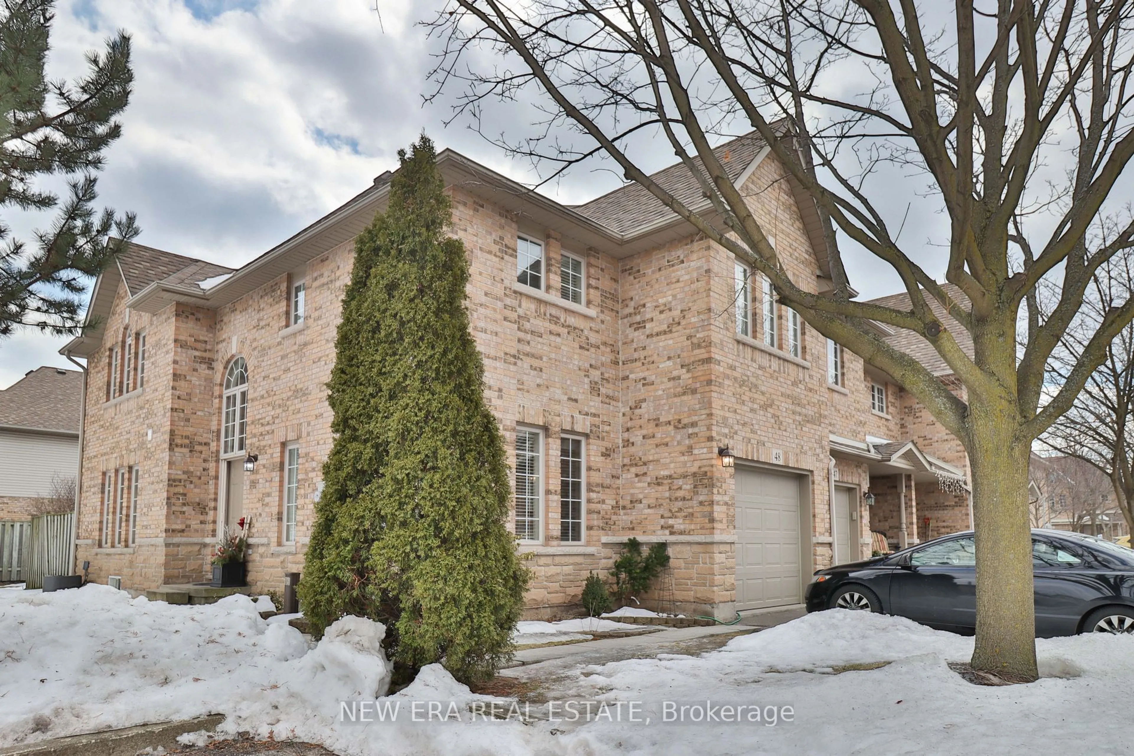 Home with brick exterior material, street for 1276 Silvan Forest Dr #48, Burlington Ontario L7M 4V9