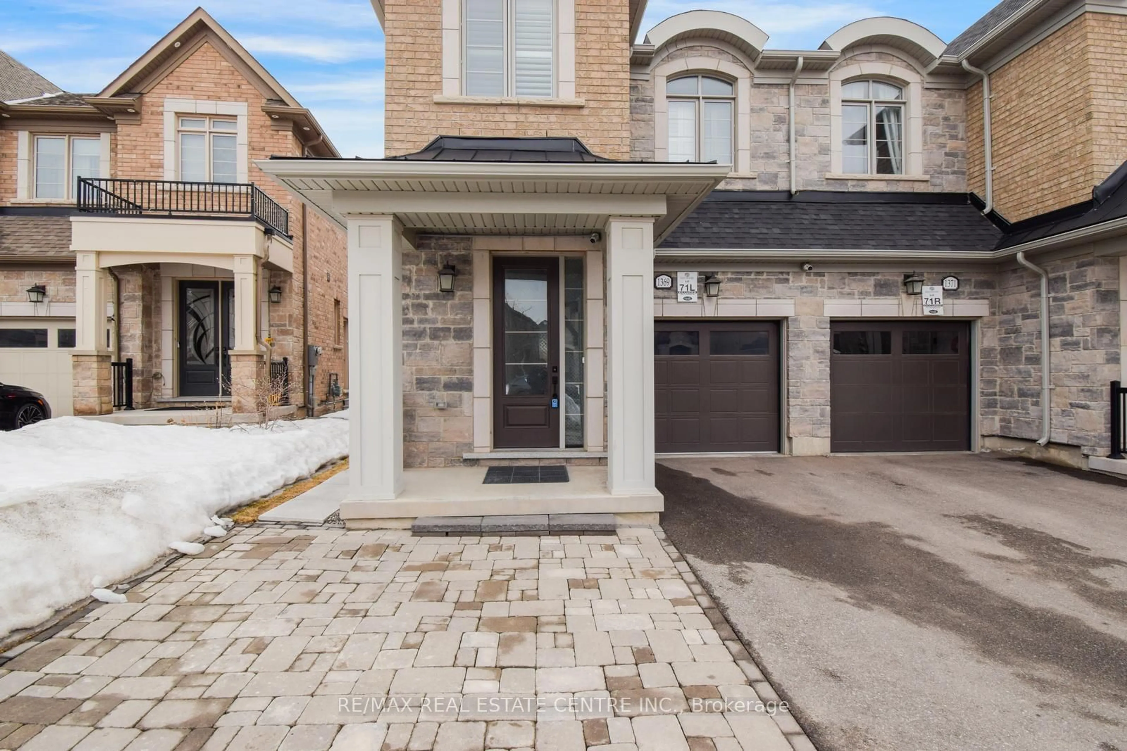 Home with brick exterior material, street for 1369 Farmstead Dr, Milton Ontario L9E 1K4