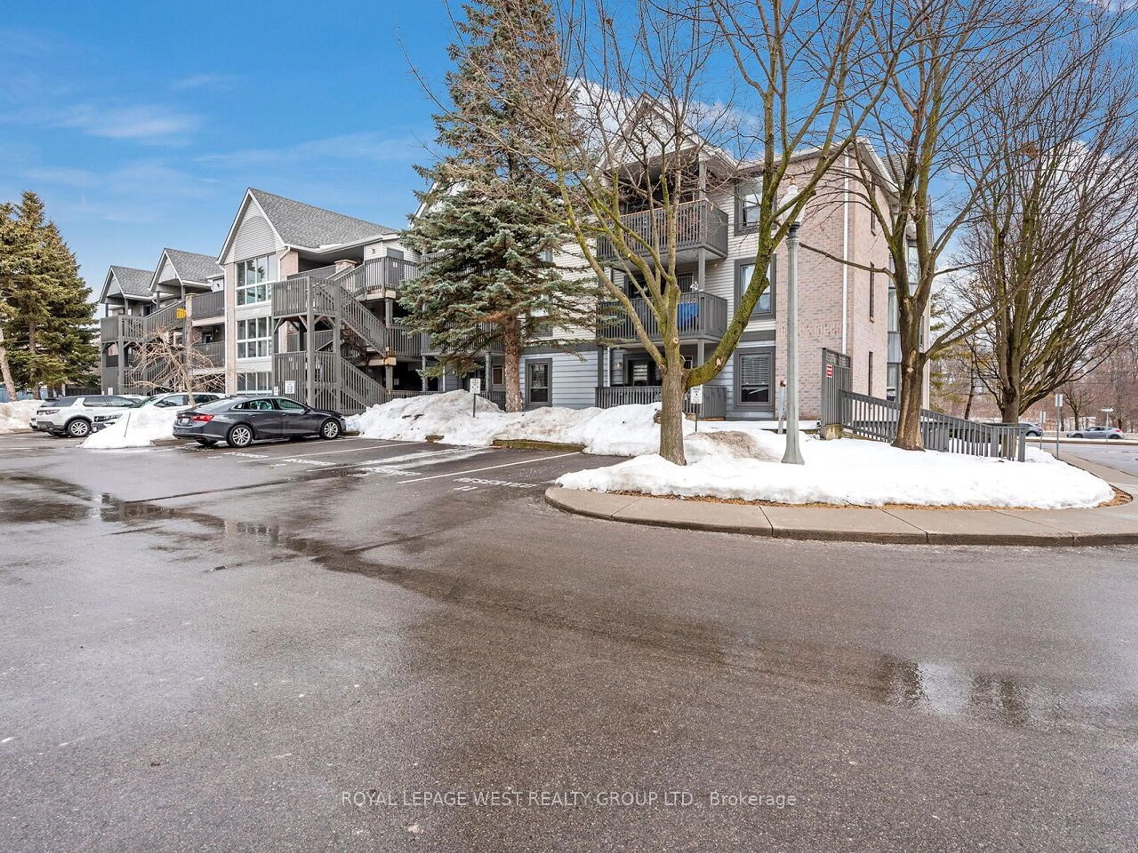 A pic from outside/outdoor area/front of a property/back of a property/a pic from drone, street for 2020 Cleaver Ave #205, Burlington Ontario L7M 4C2