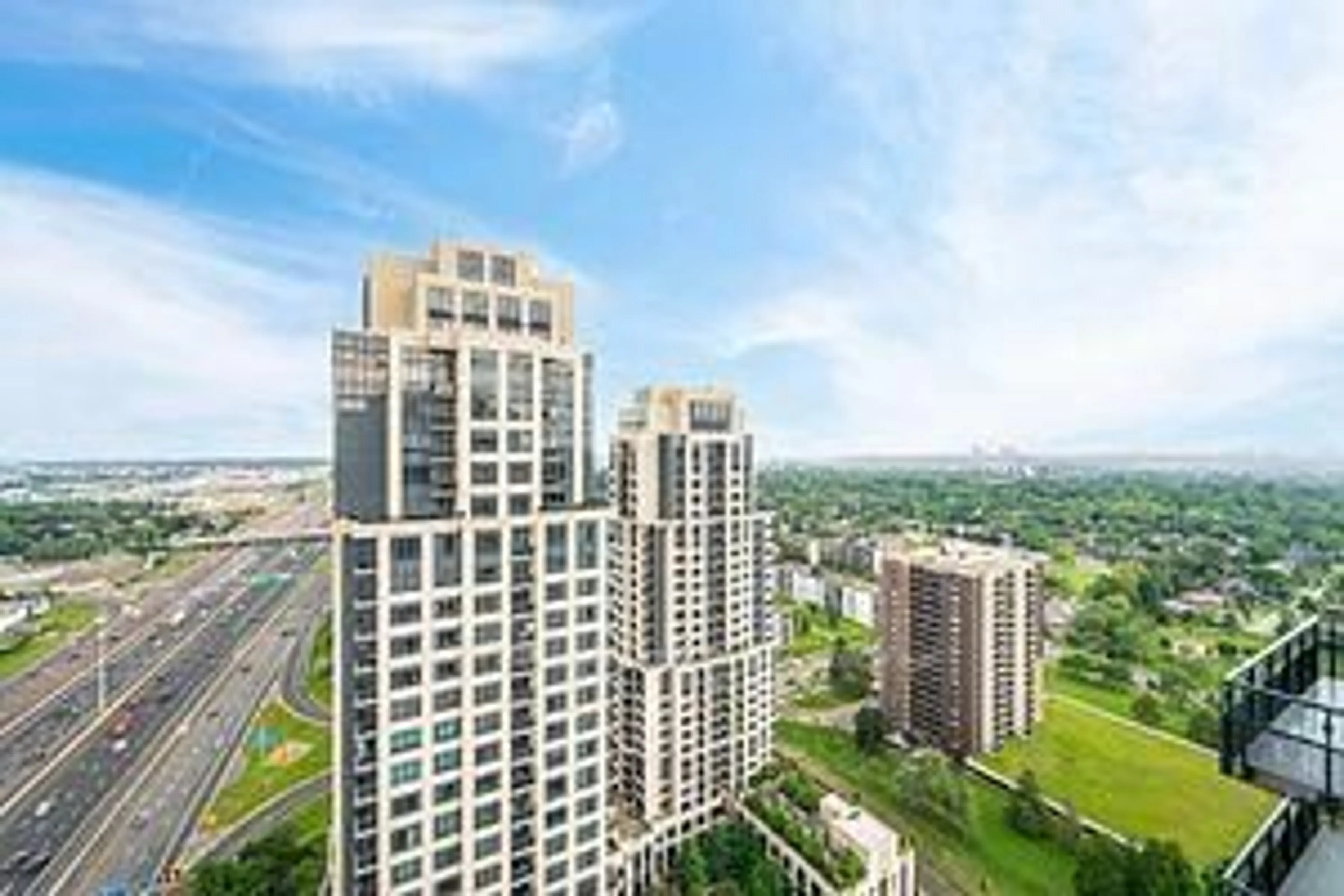 A pic from outside/outdoor area/front of a property/back of a property/a pic from drone, city buildings view from balcony for 10 Eva Rd #Ph08, Toronto Ontario M9C 0B3