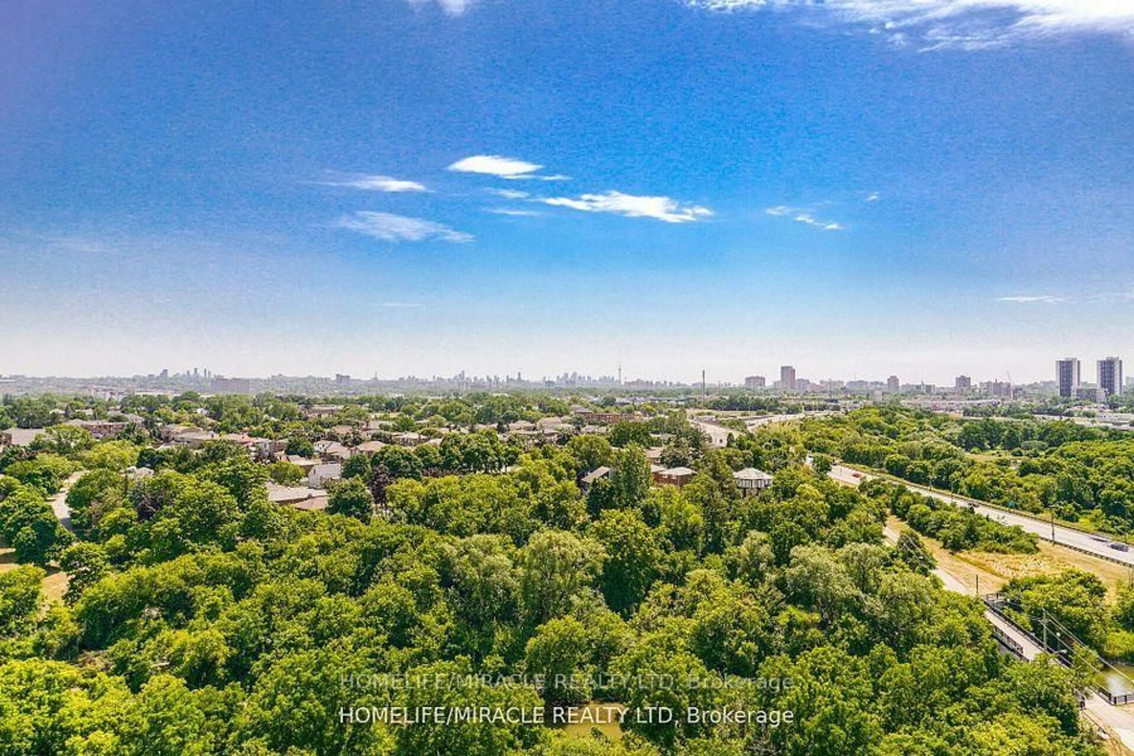 A pic from outside/outdoor area/front of a property/back of a property/a pic from drone, city buildings view from balcony for 234 Albion Rd #606, Toronto Ontario M9W 6A5