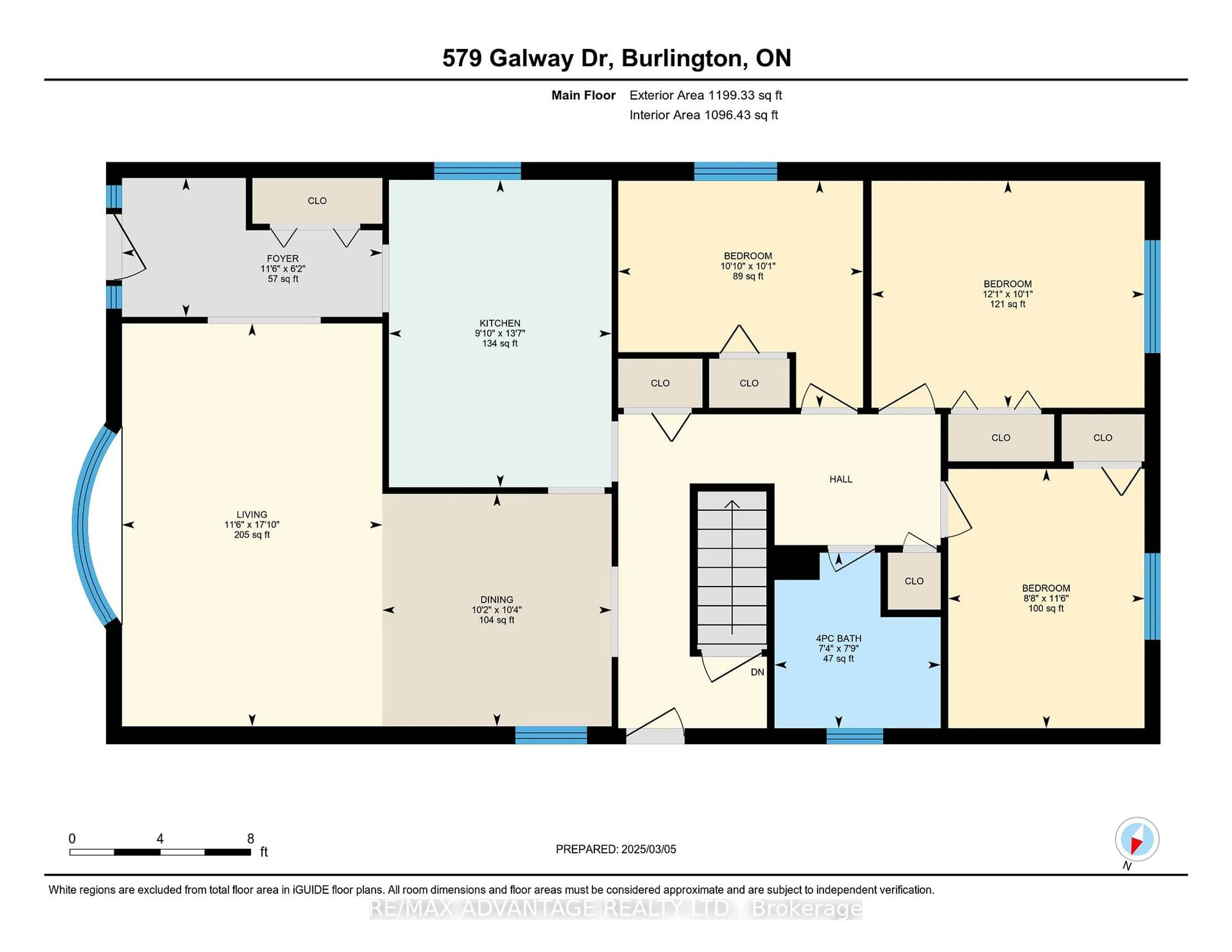 Floor plan for 579 Galway Dr, Burlington Ontario L7L 2S6