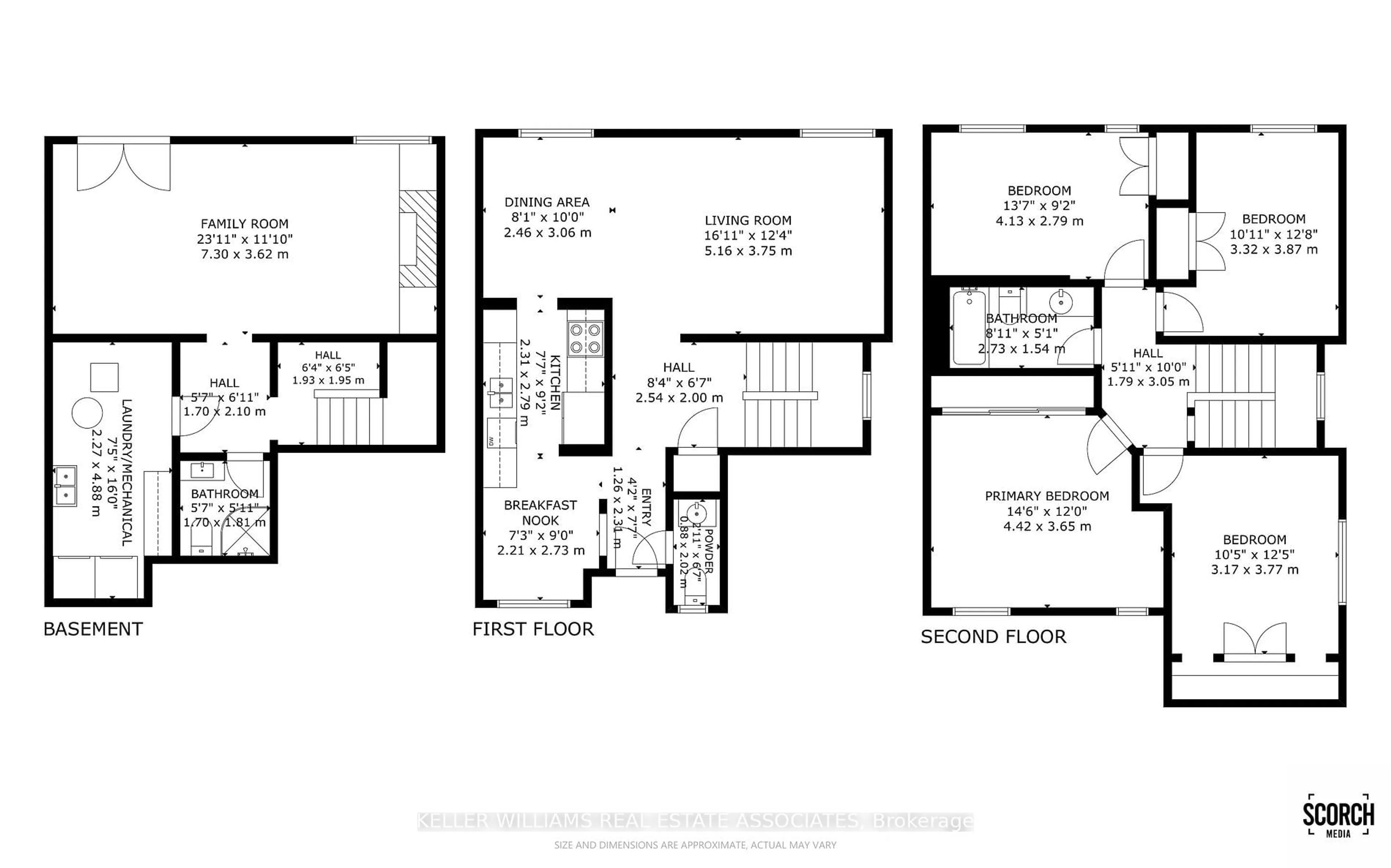 Floor plan for 3591 Ash Row Cres, Mississauga Ontario L5L 1K3