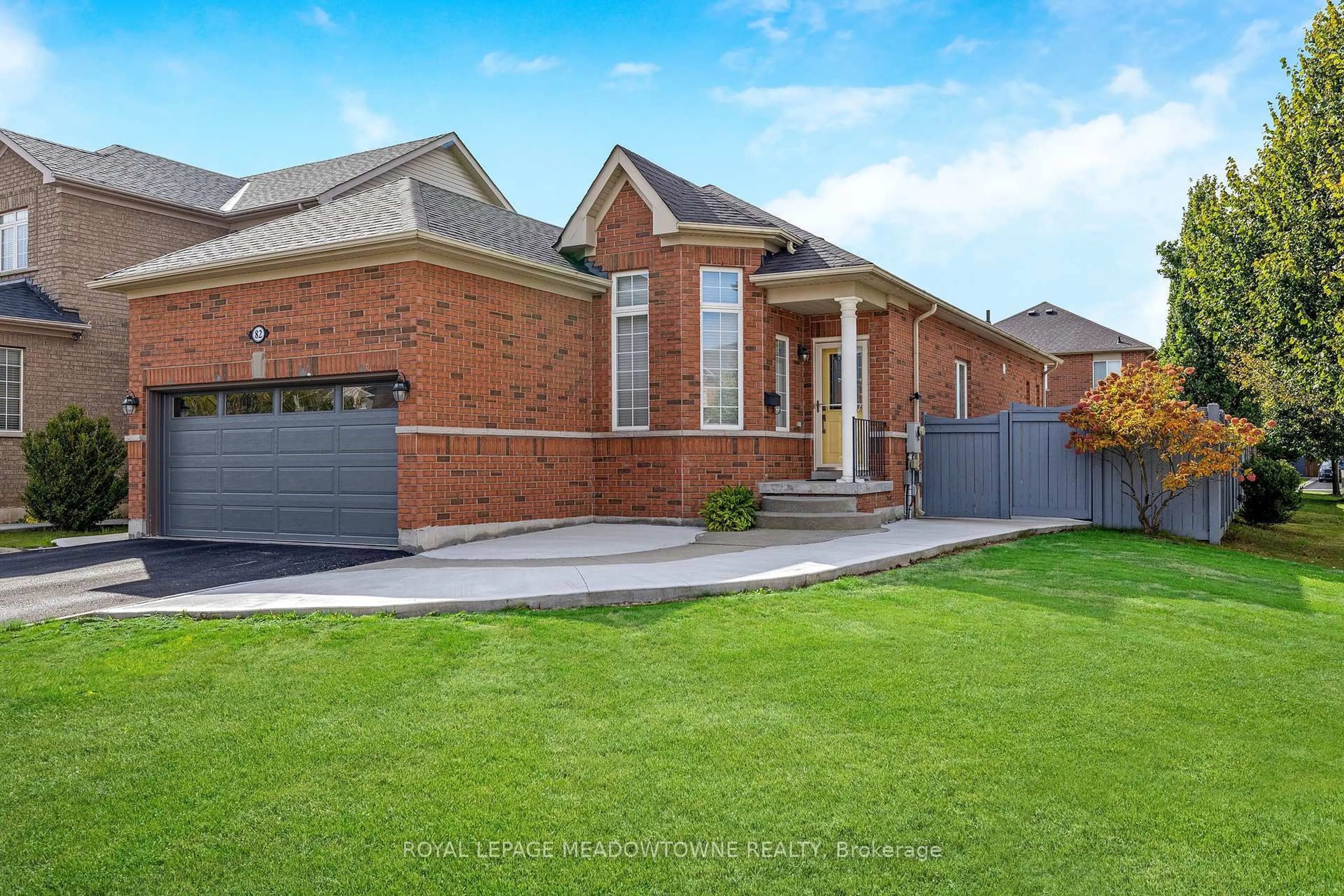 Home with brick exterior material, street for 82 Division St, Halton Hills Ontario L7J 3B6