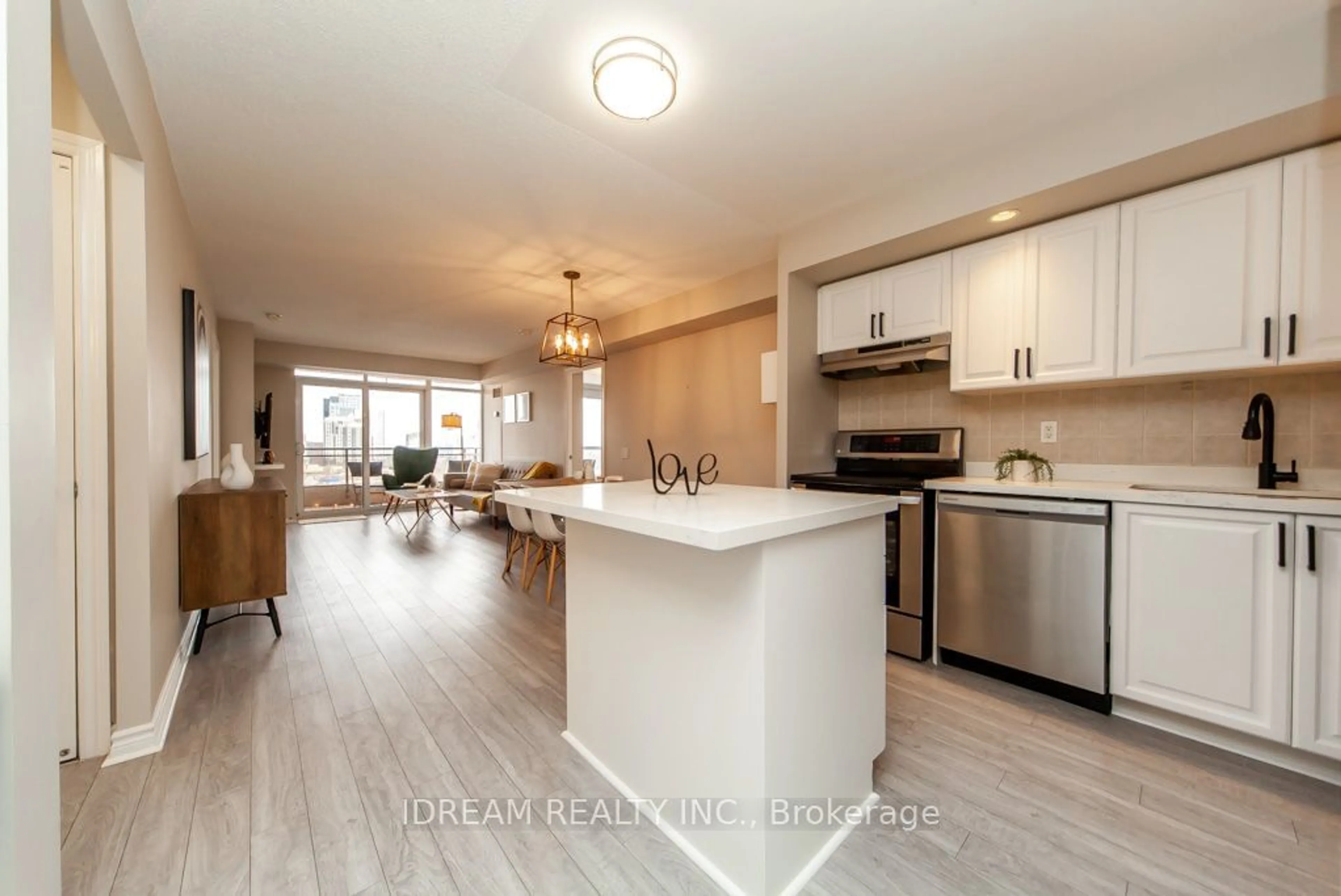 Open concept kitchen, unknown for 5229 Dundas St #907, Toronto Ontario M9B 6L9