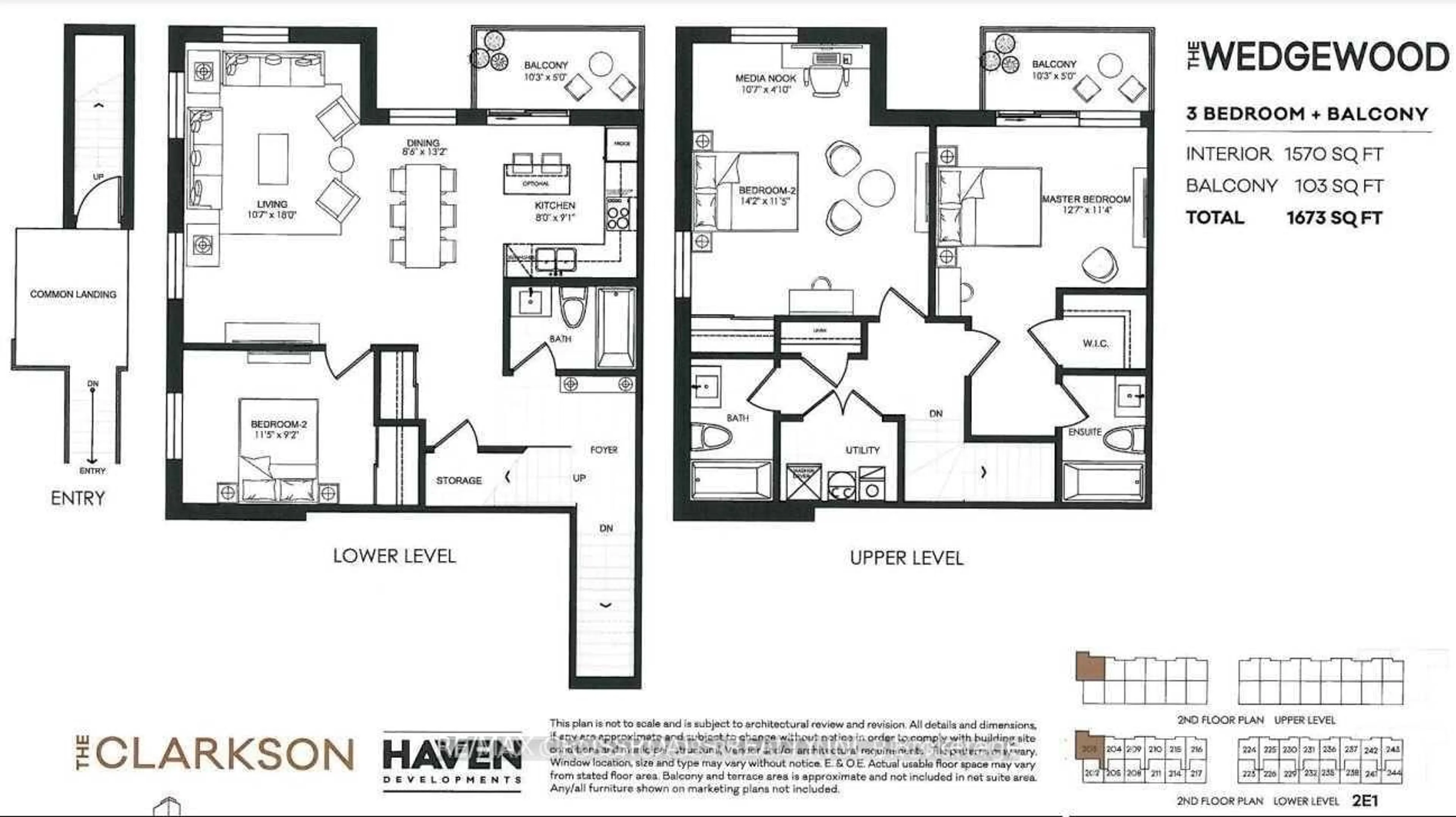 Floor plan for 1165 Journeyman Lane #203, Mississauga Ontario L5J 0B6