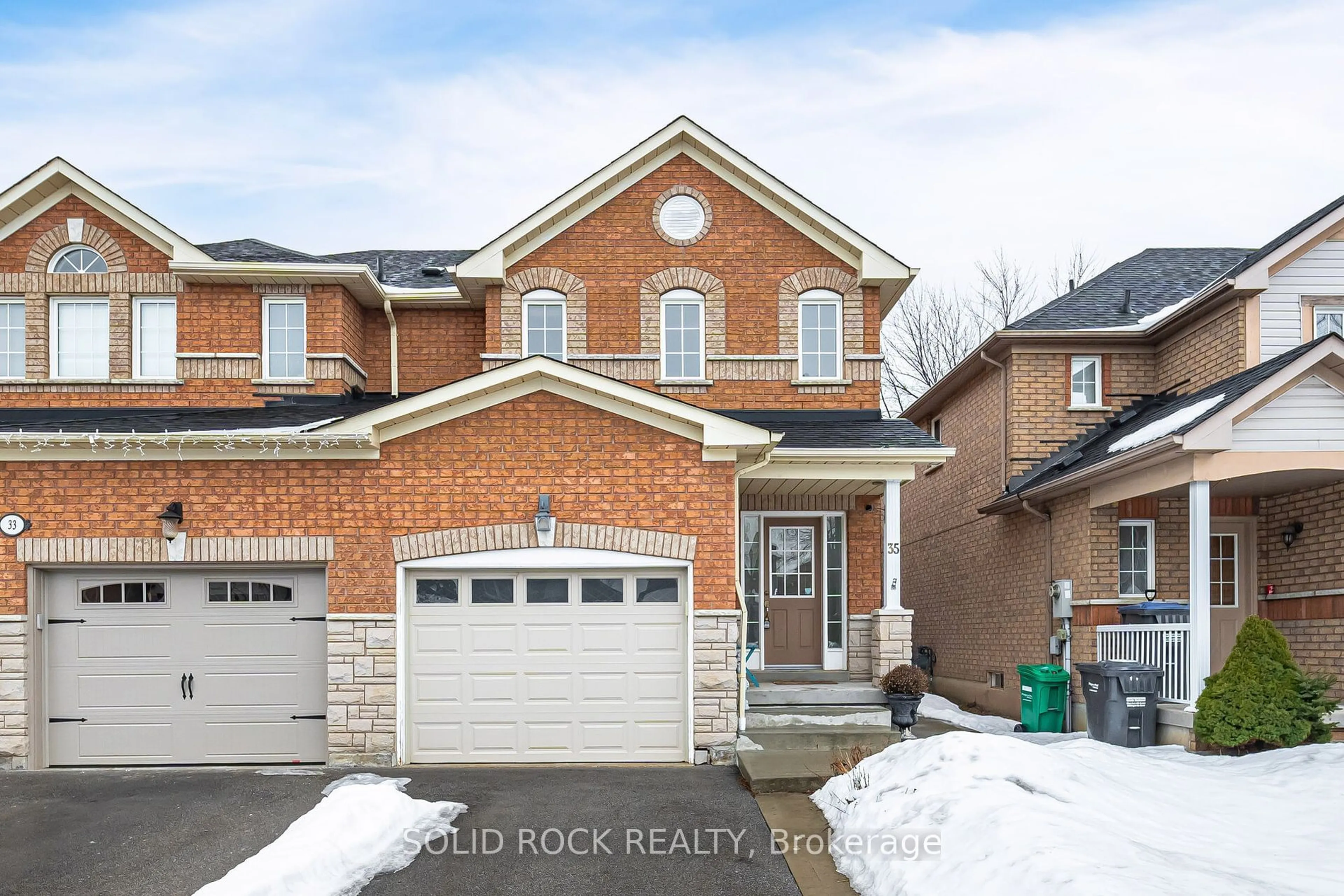 Home with brick exterior material, street for 35 Prince Cres, Brampton Ontario L7A 2C8