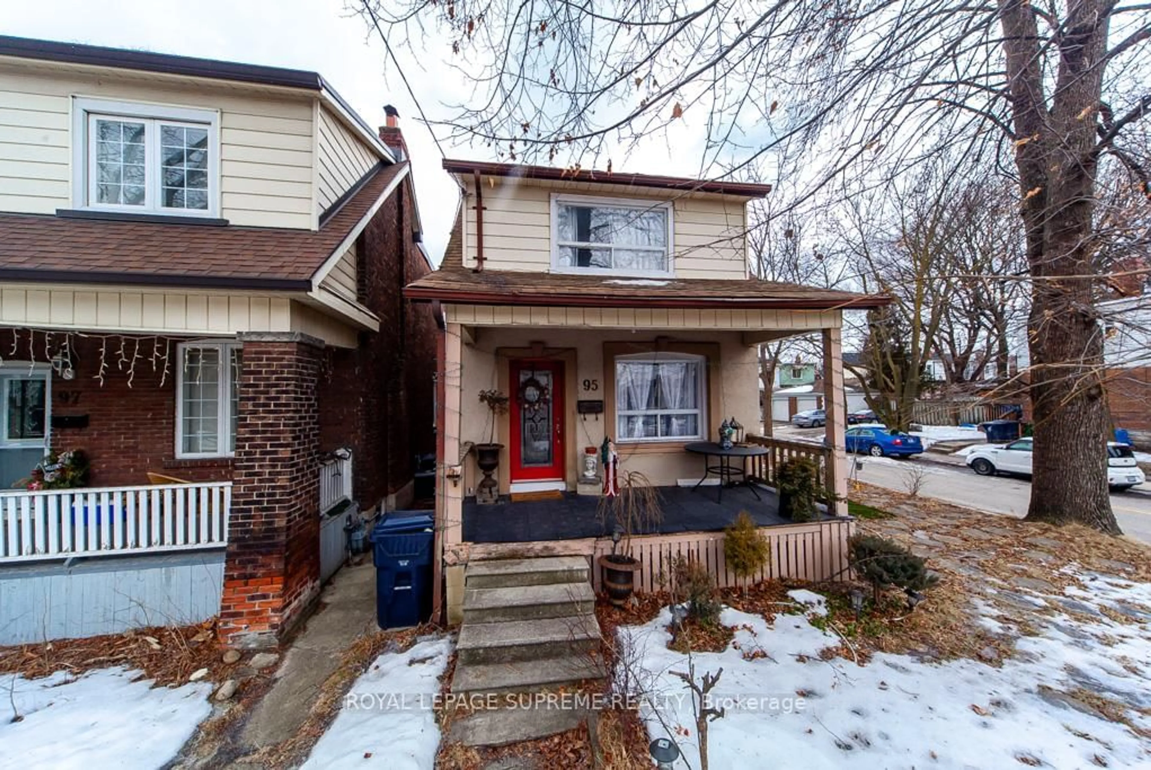 Home with brick exterior material, street for 95 Silverthorn Ave, Toronto Ontario M6N 3J9