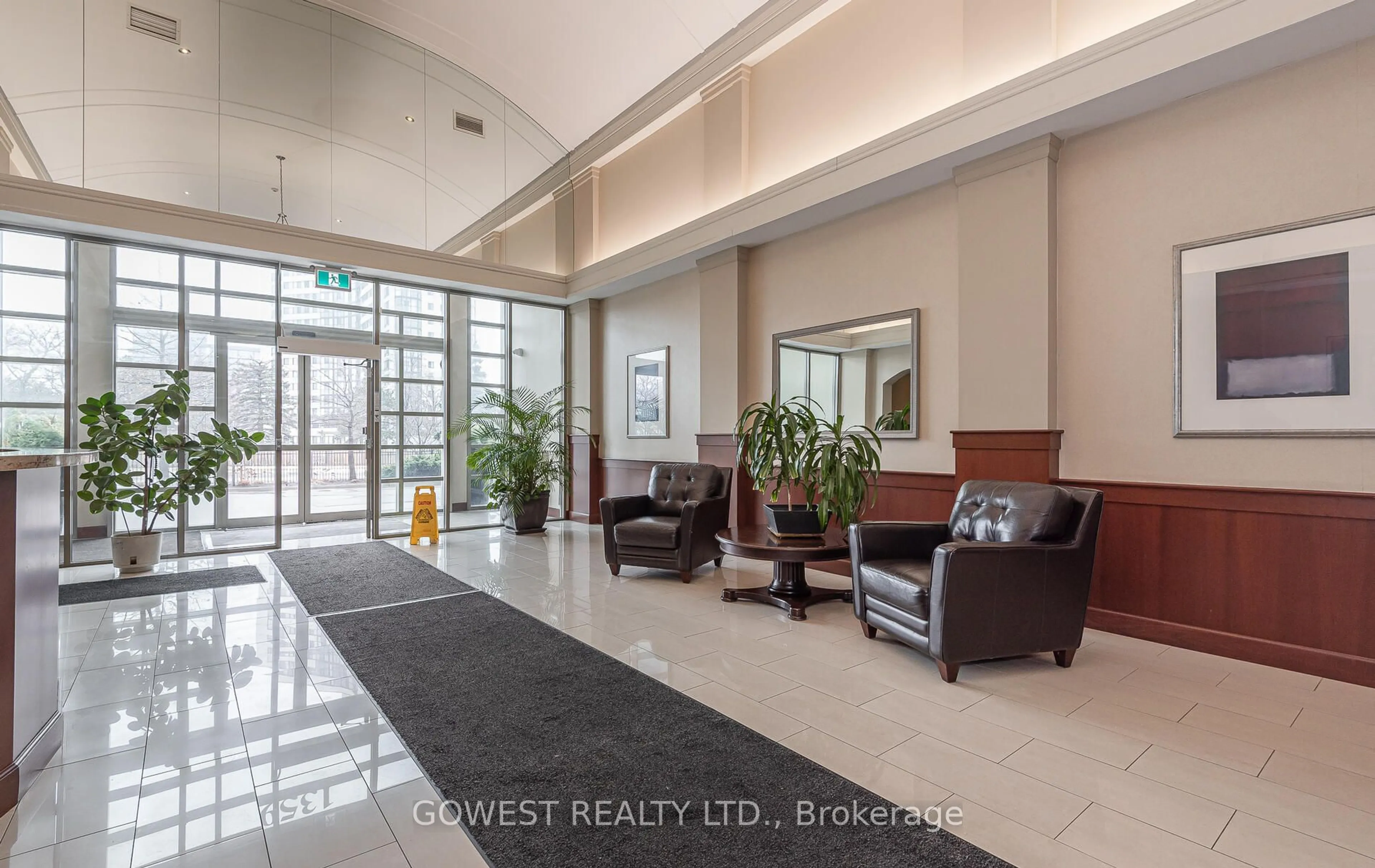 Lobby for 1359 Rathburn Rd #801, Mississauga Ontario L4W 5P7