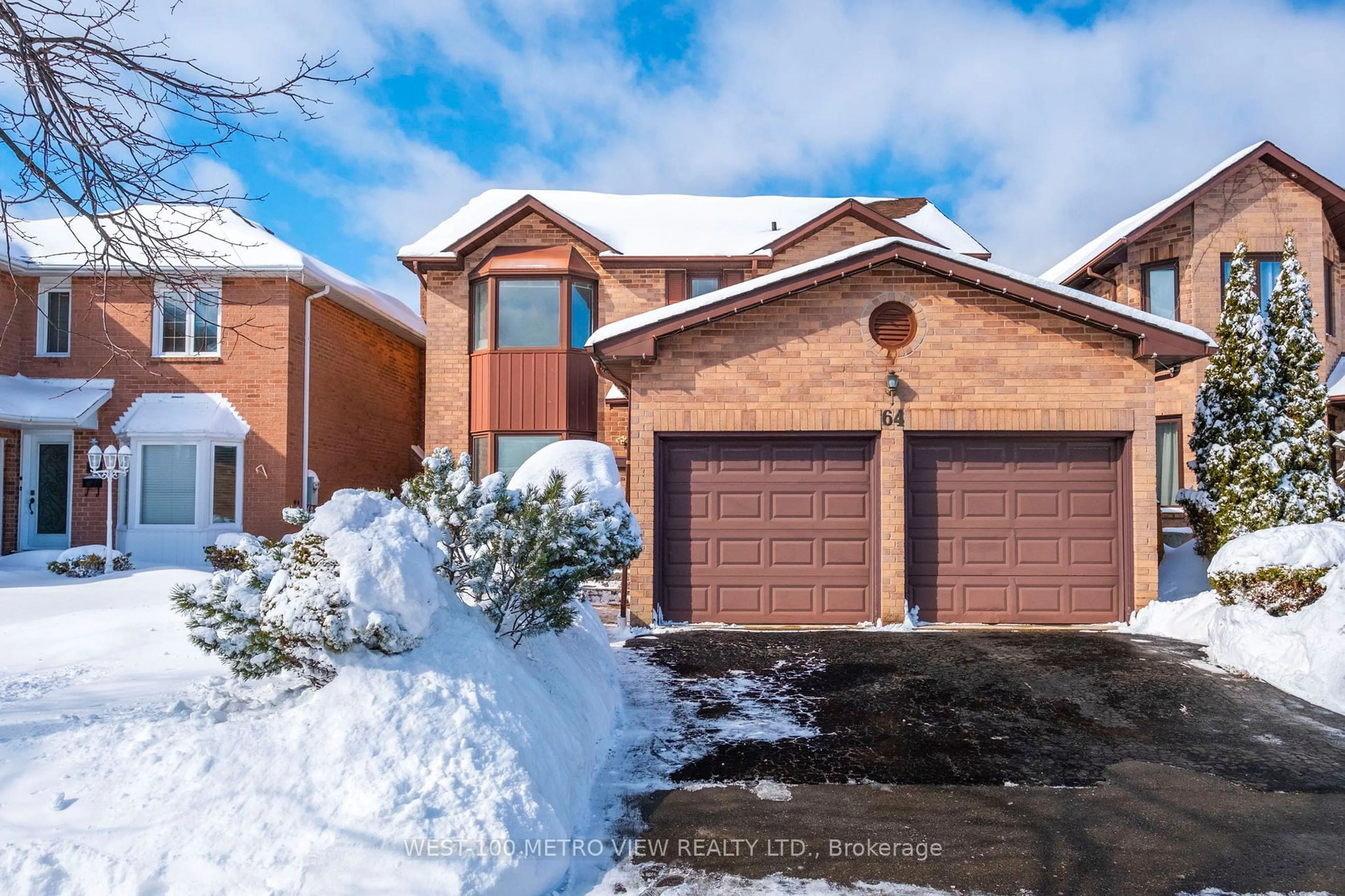 Home with brick exterior material, street for 64 Clydesdale Circ, Brampton Ontario L6Y 3P9