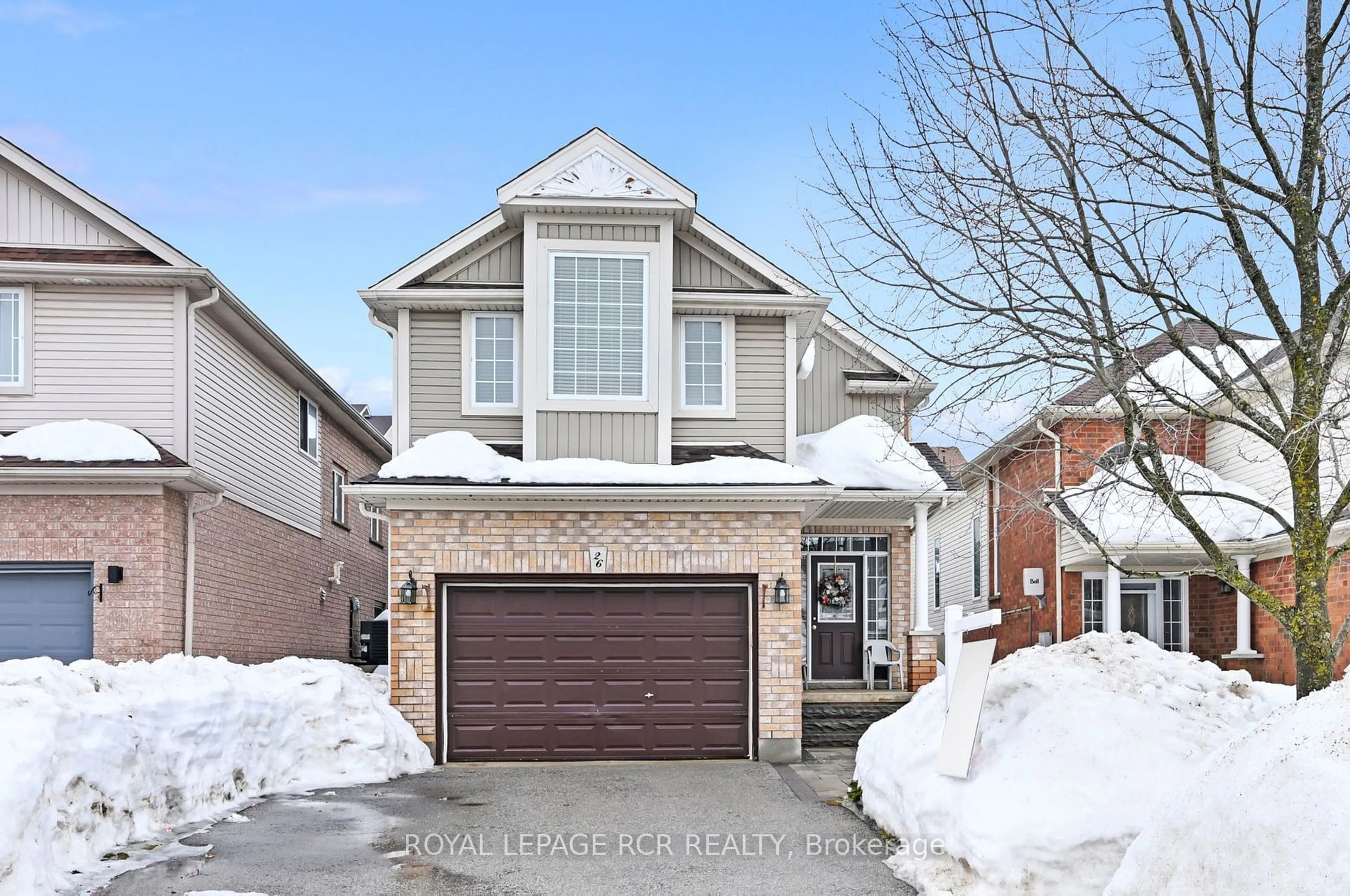 Home with brick exterior material, street for 26 Benjamin Cres, Orangeville Ontario L9W 5J2