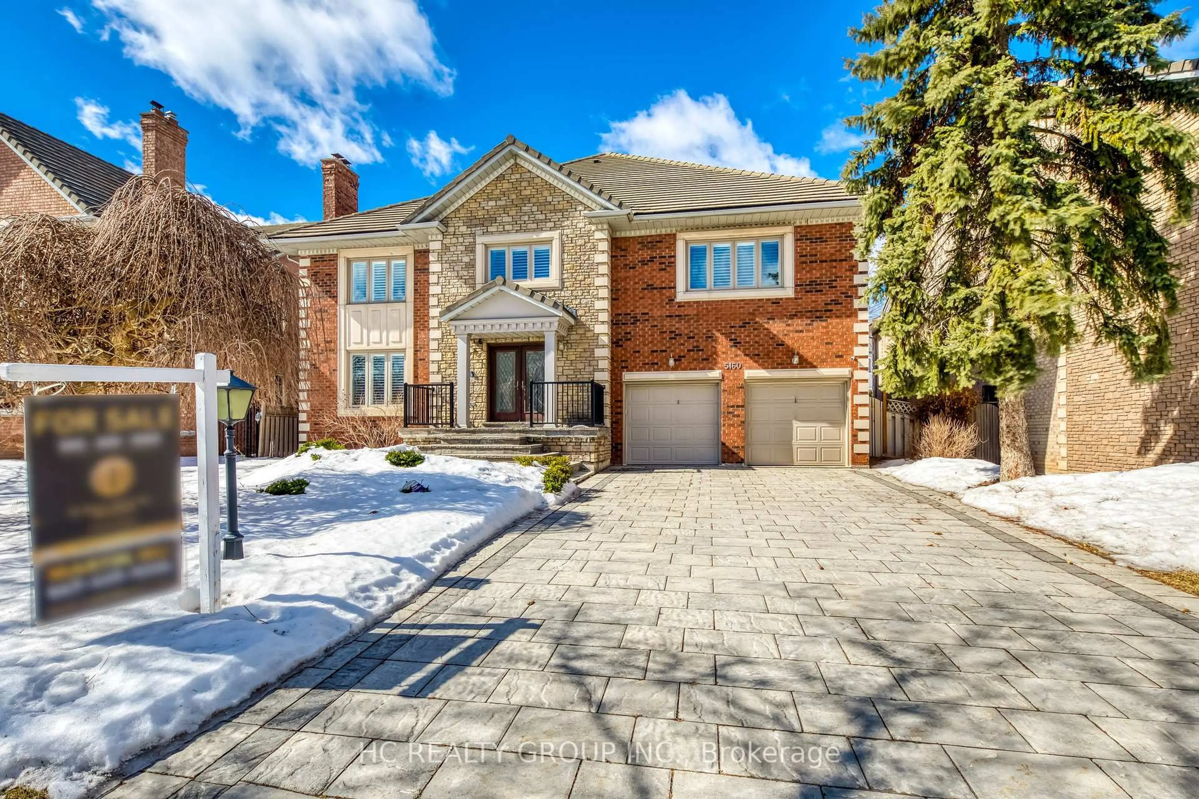 Home with brick exterior material, street for 5160 Montclair Dr, Mississauga Ontario L5M 5A6