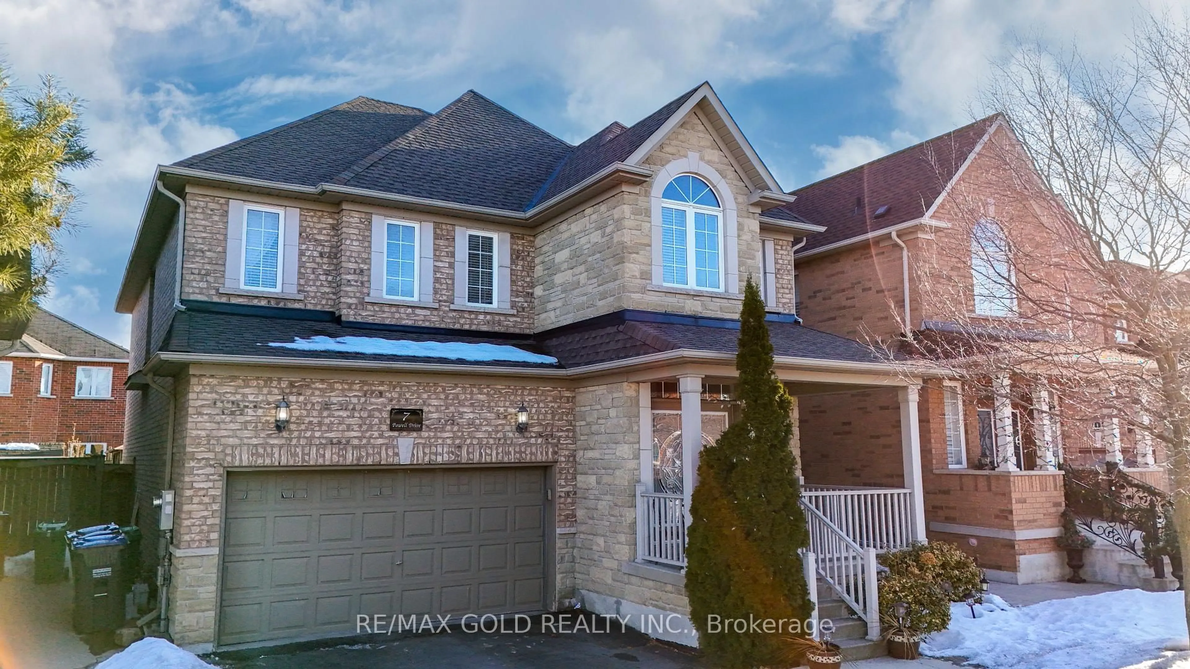 Home with brick exterior material, street for 7 Powell Dr, Brampton Ontario L6R 0K9