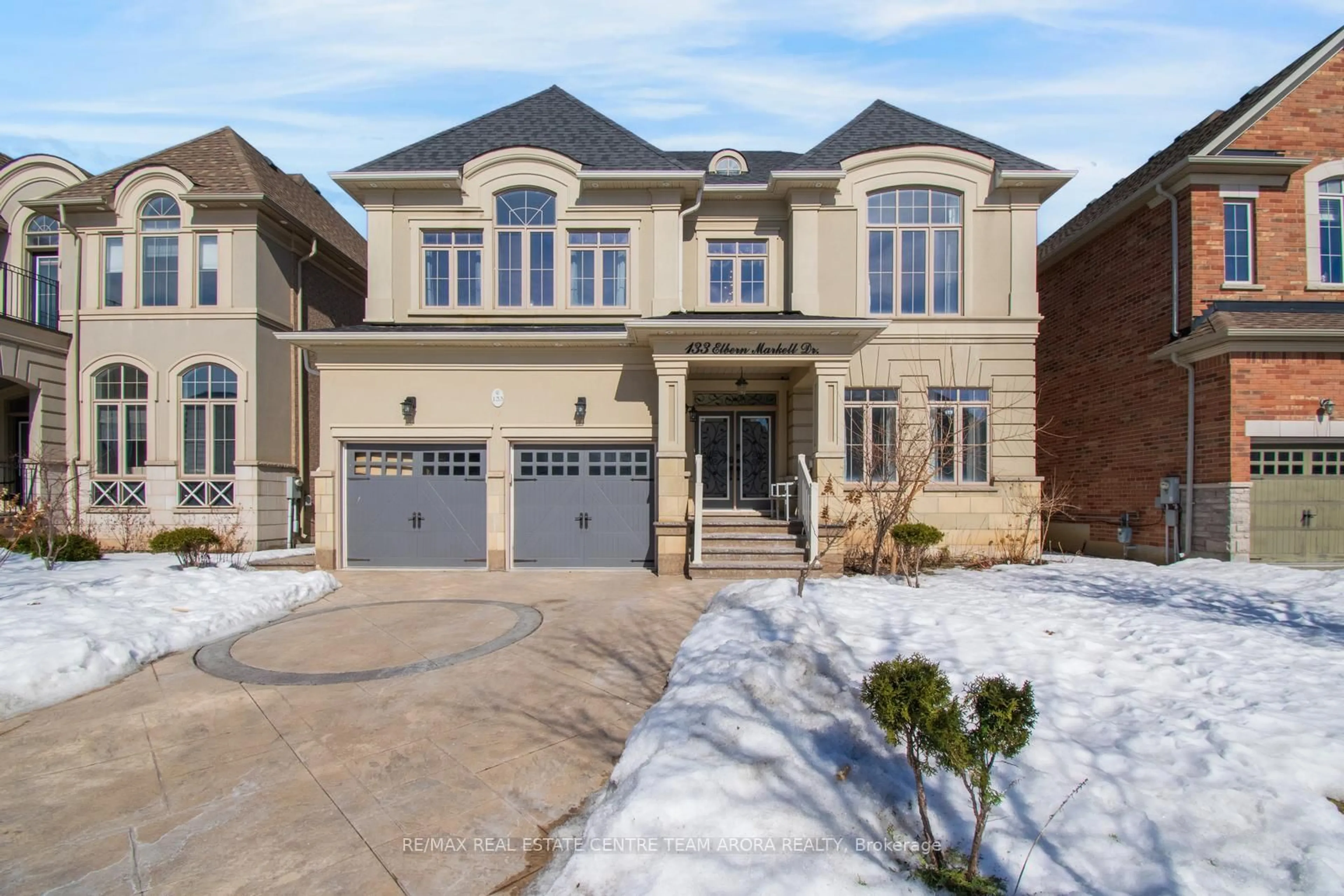 Home with brick exterior material, street for 133 Elbern Markell Dr, Brampton Ontario L6X 0X5