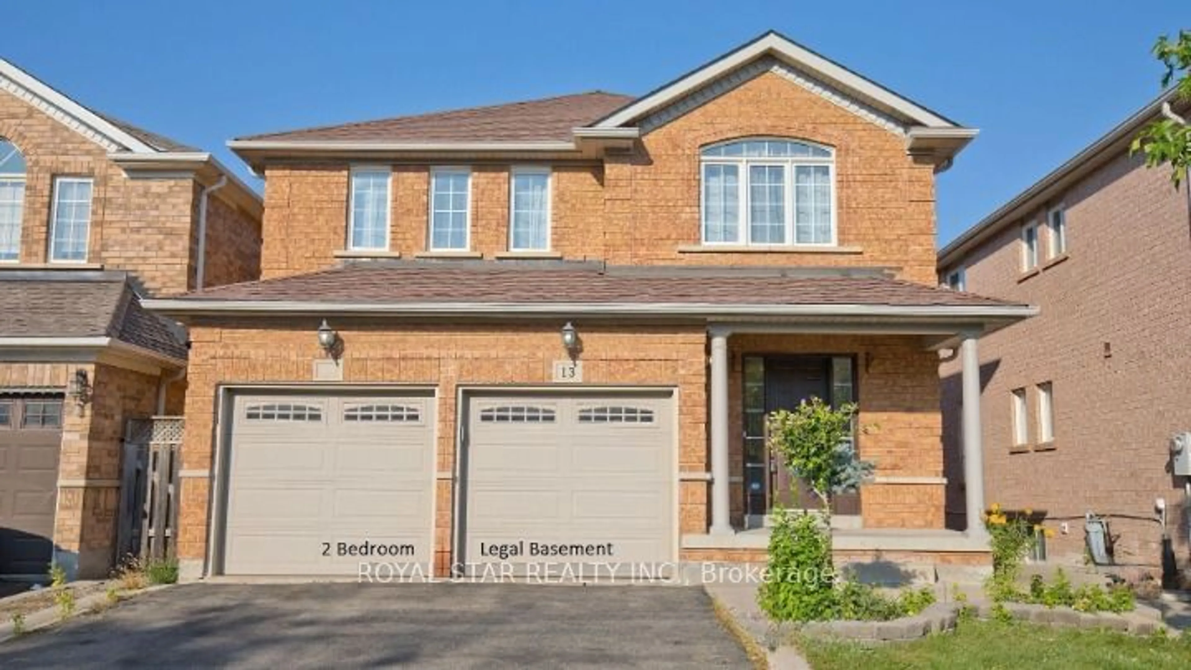 Home with brick exterior material, street for 13 Waterdale Rd, Brampton Ontario L7A 1S7