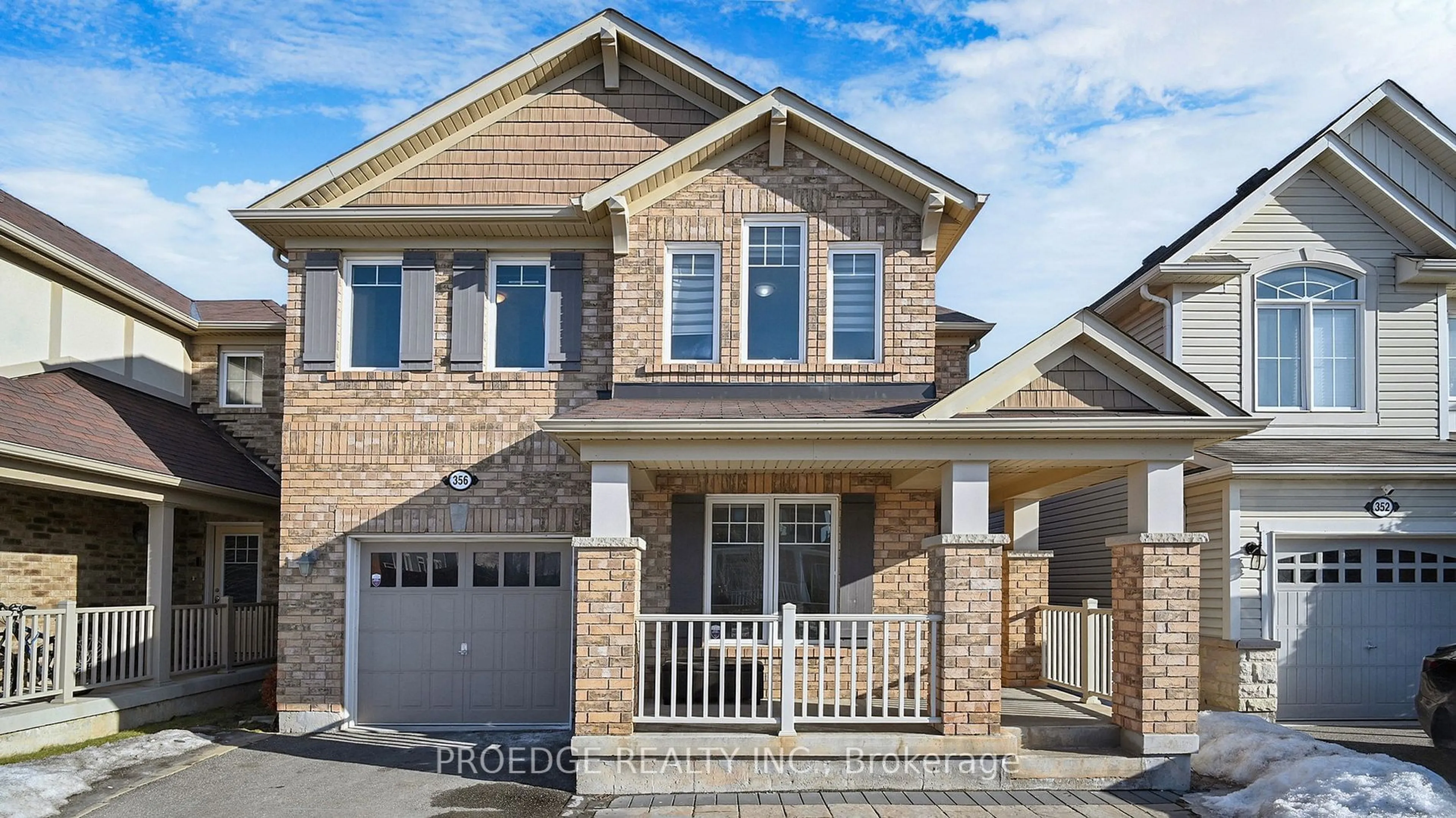 Home with brick exterior material, street for 356 Leiterman Dr, Milton Ontario L9T 8B3