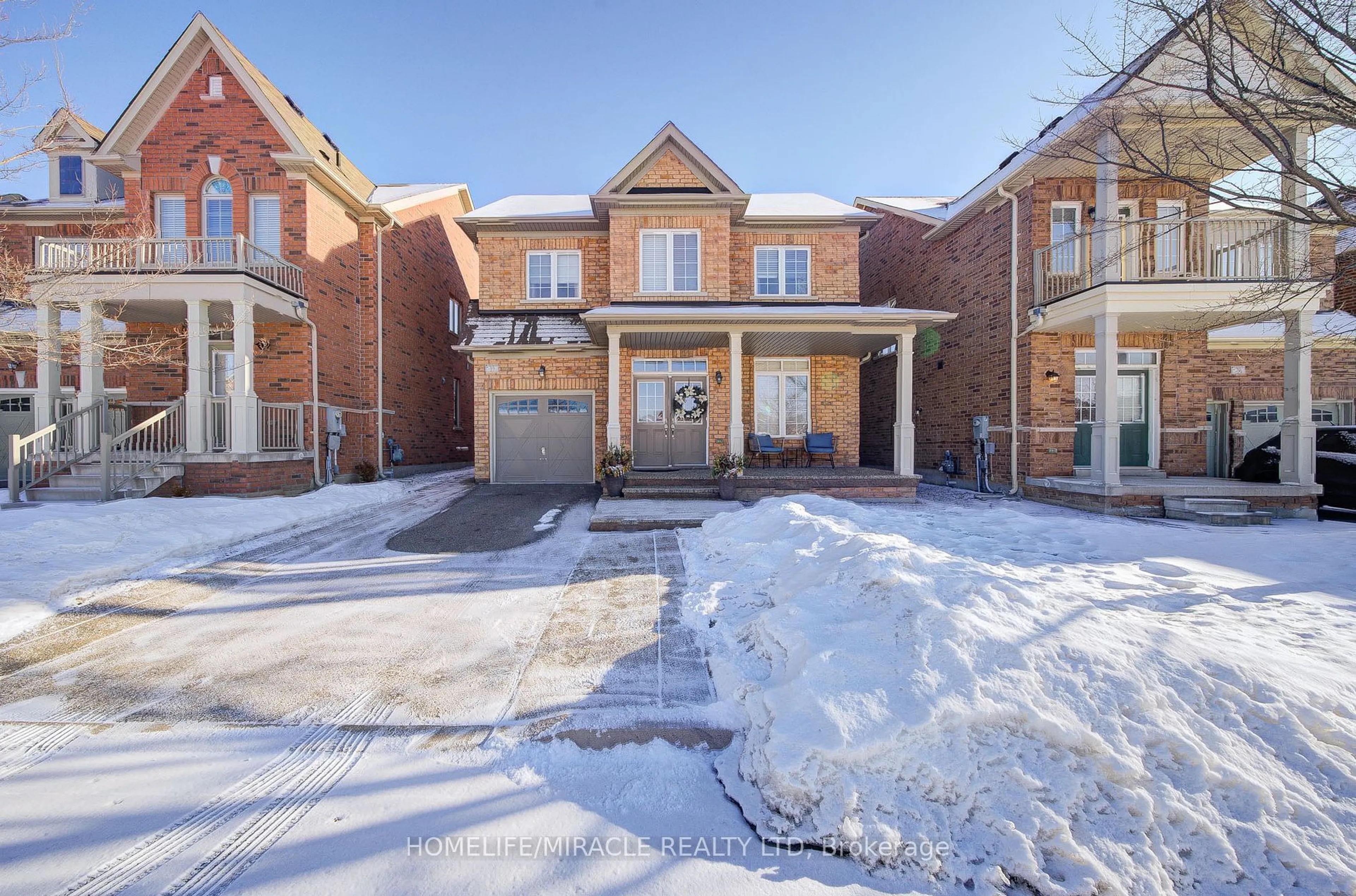 Home with brick exterior material, street for 27 Bellcrest Rd, Brampton Ontario L6Y 2M7