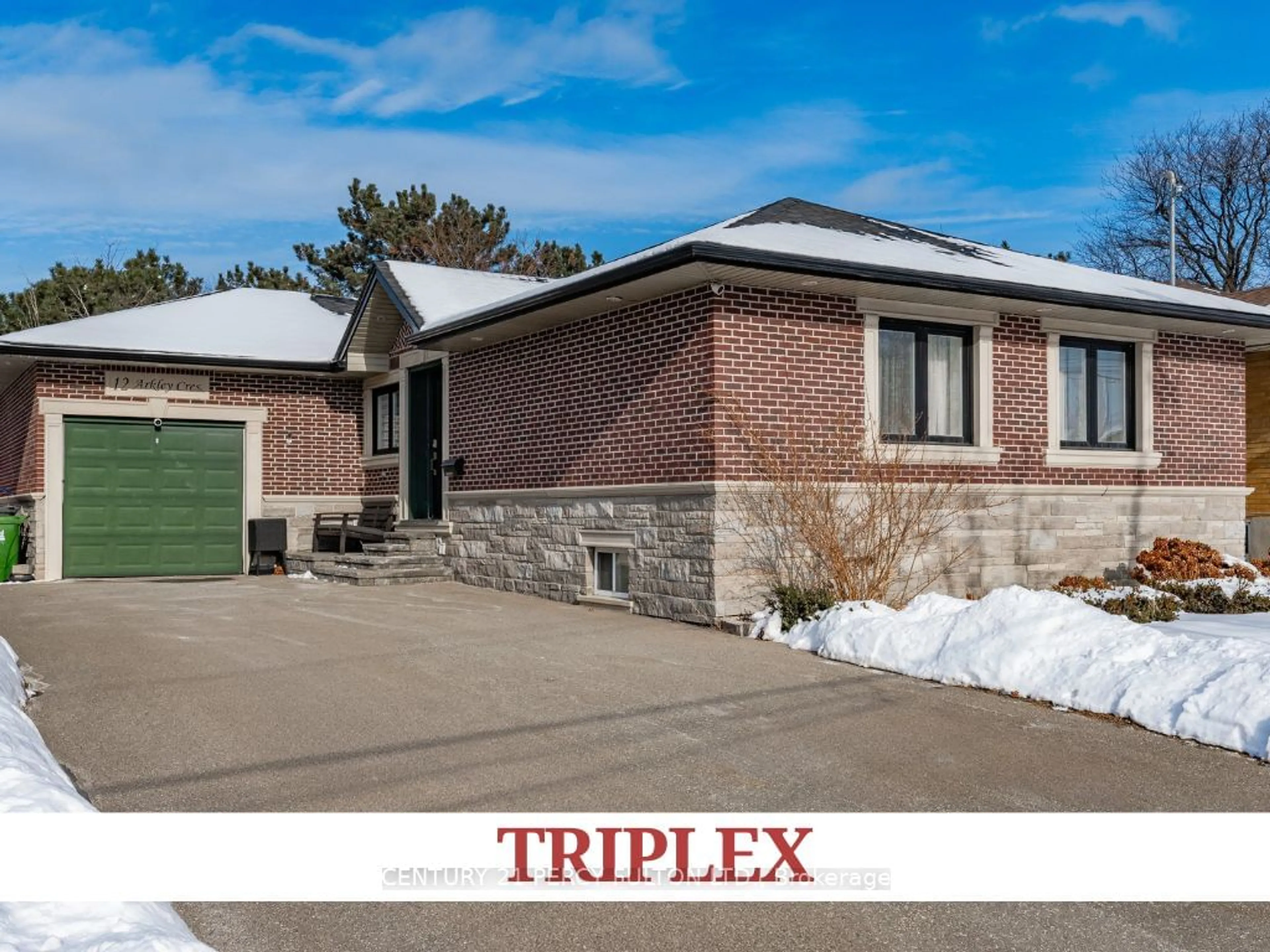 Home with brick exterior material, street for 12 Arkley Cres, Toronto Ontario M9R 3S3