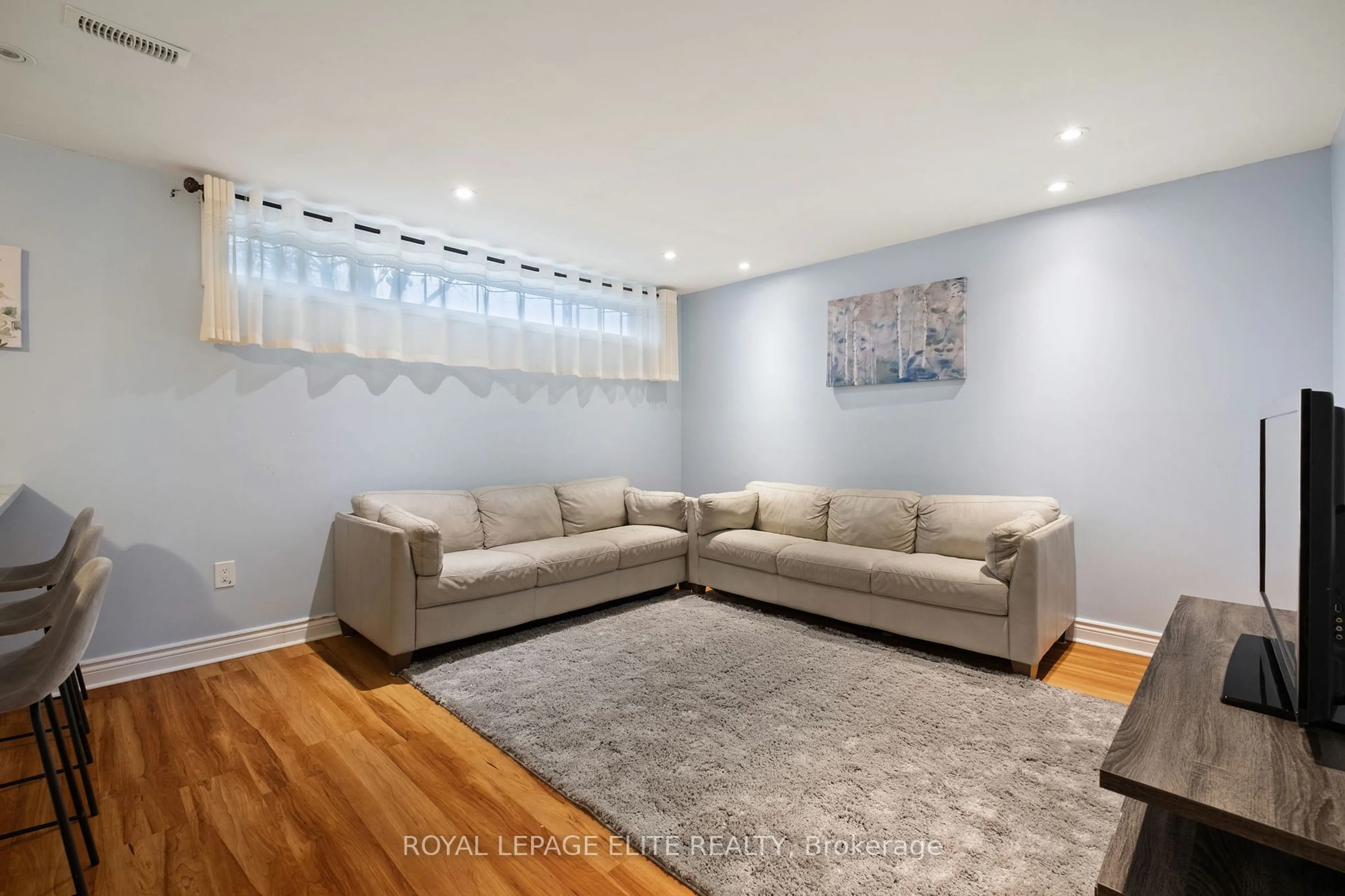 Living room with furniture, unknown for 6 LACHINE Crt, Toronto Ontario M9C 4A5