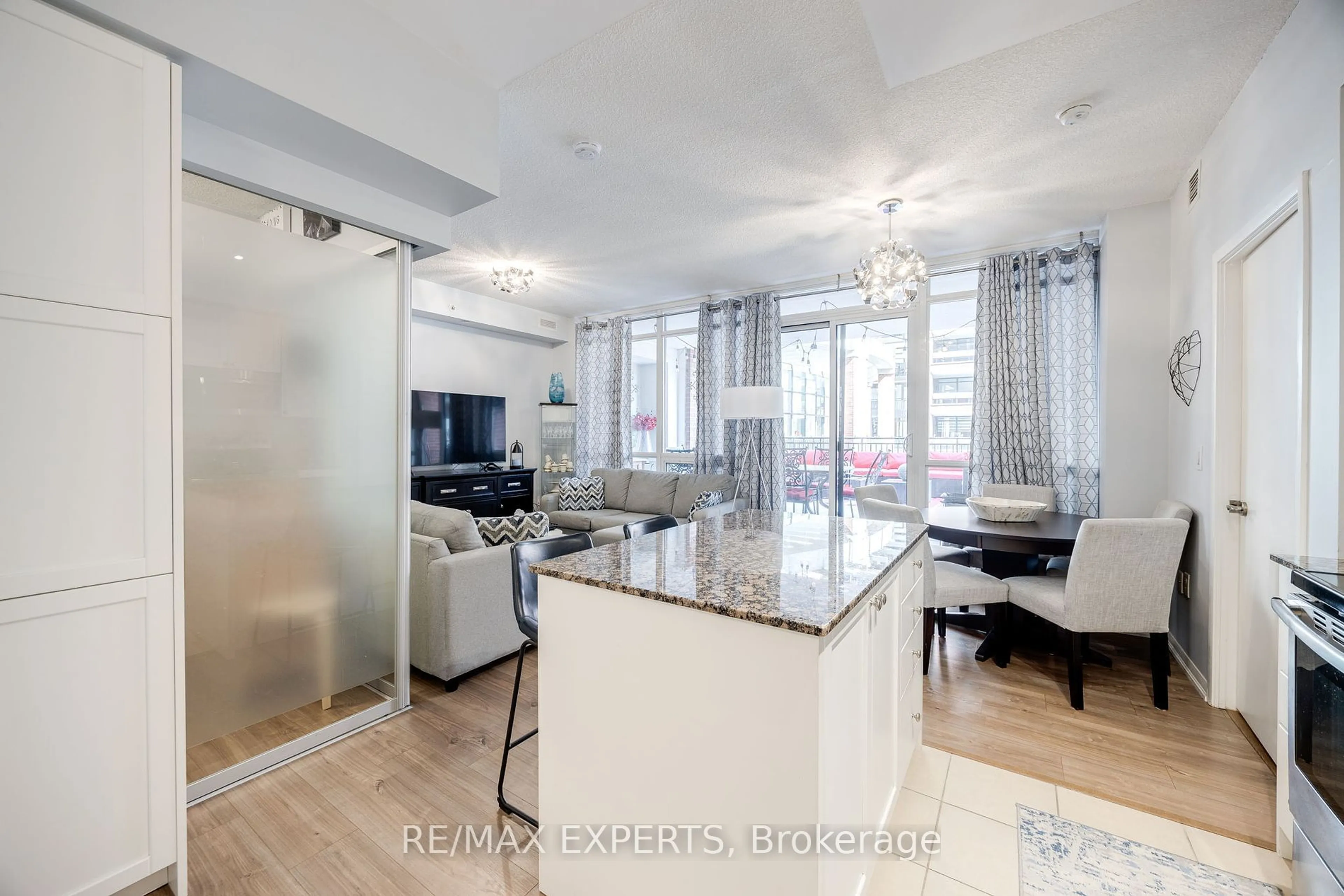 Open concept kitchen, unknown for 830 Lawrence Ave #231, Toronto Ontario M6A 0A2