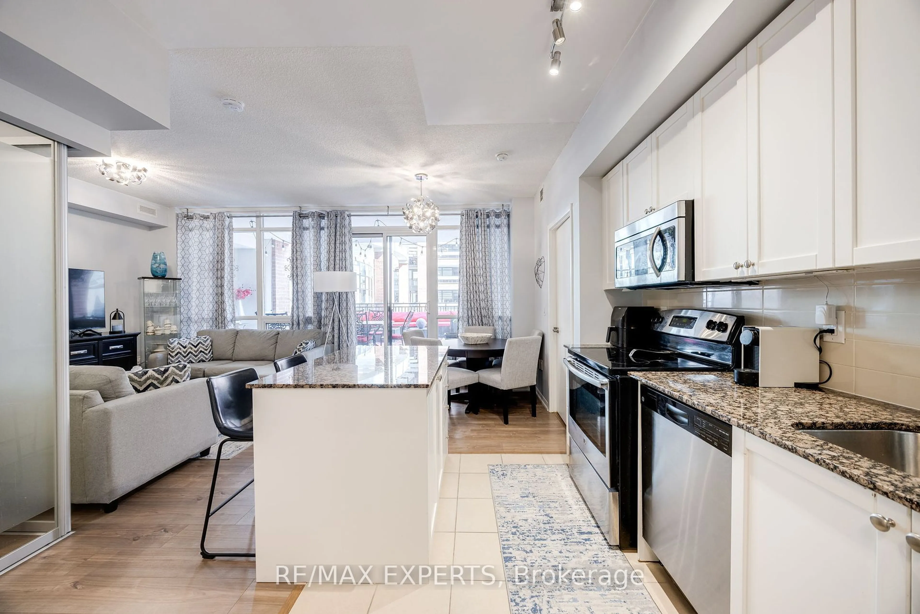 Open concept kitchen, unknown for 830 Lawrence Ave #231, Toronto Ontario M6A 0A2